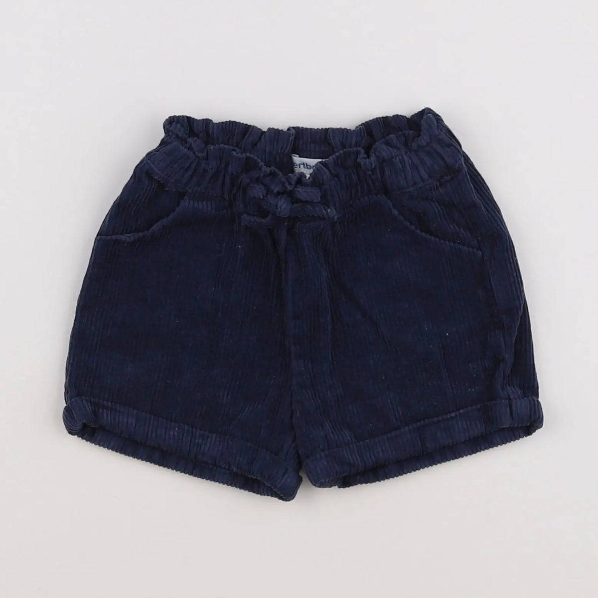 Vertbaudet - short bleu - 18 mois