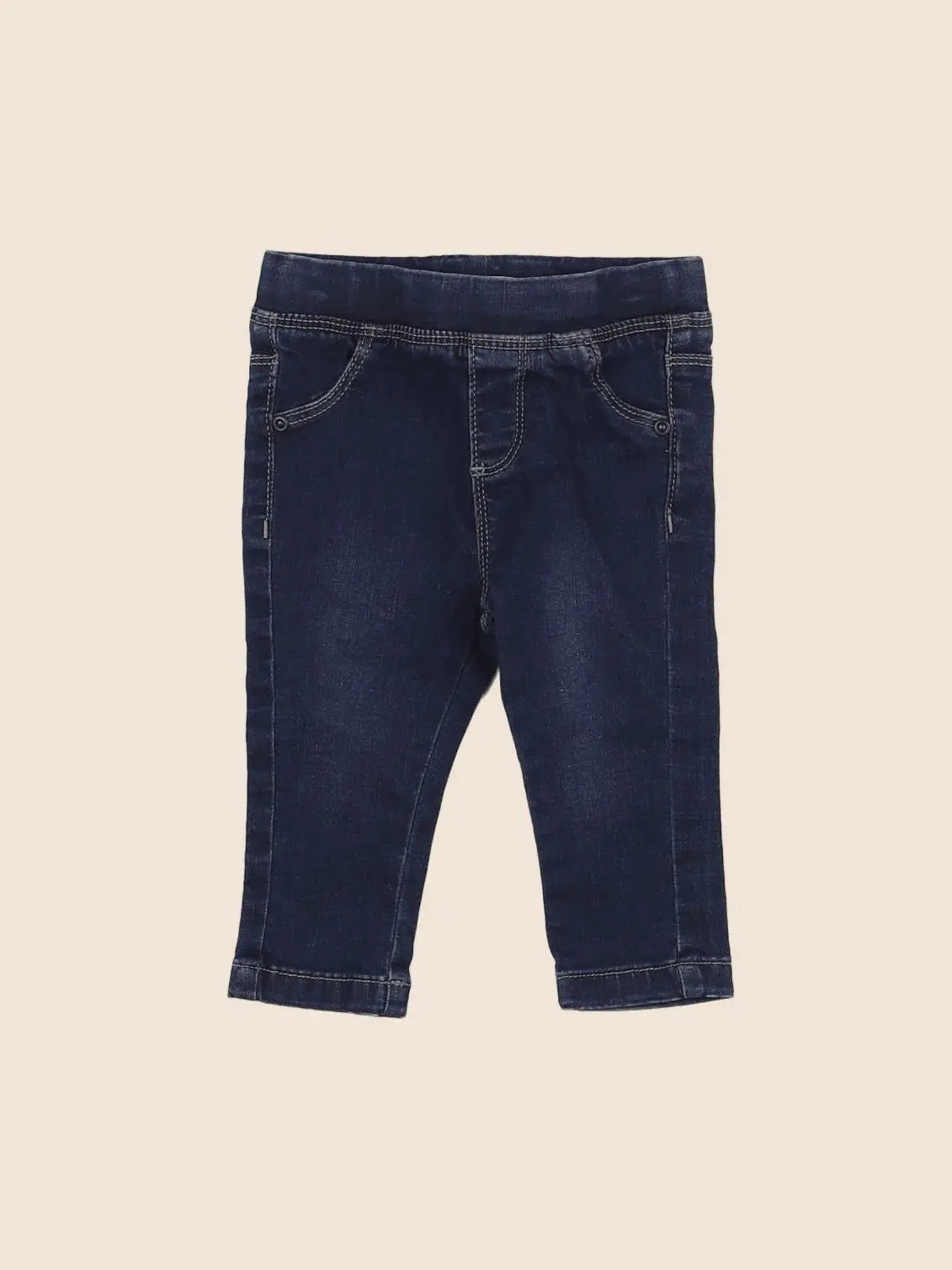 Vertbaudet - jegging bleu - 9 mois