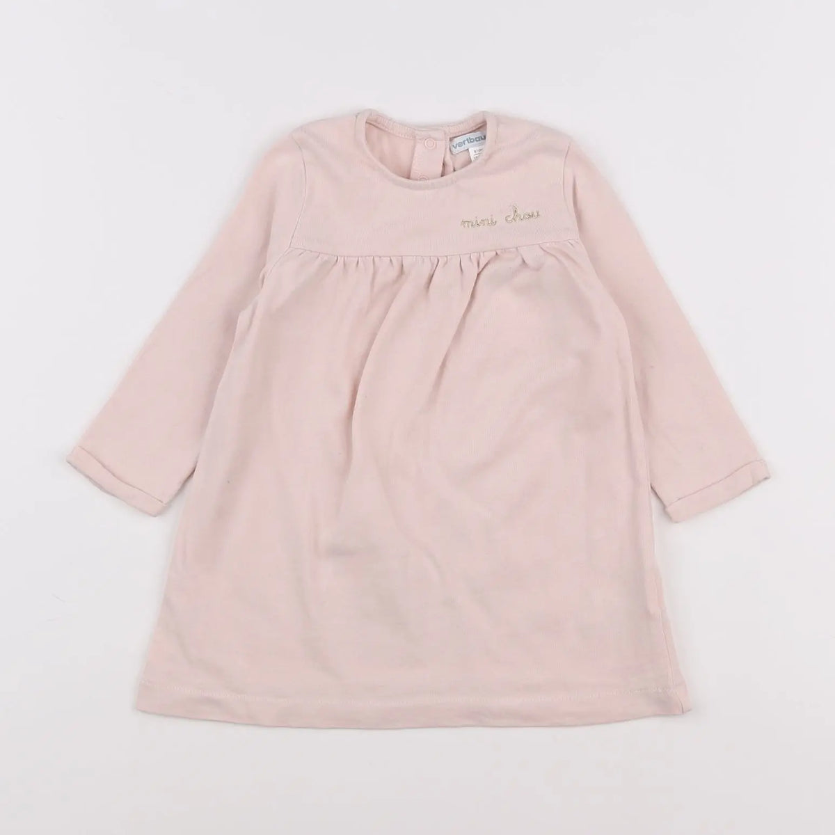 Vertbaudet - robe rose - 18 mois