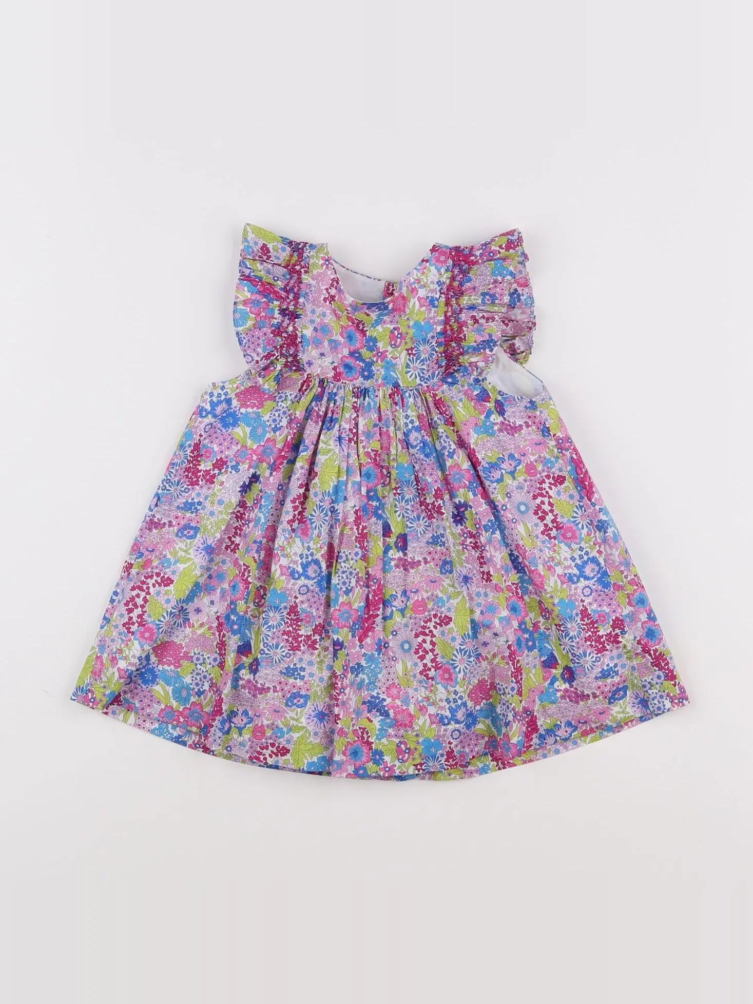 Jacadi - robe liberty multicolore - 12 mois