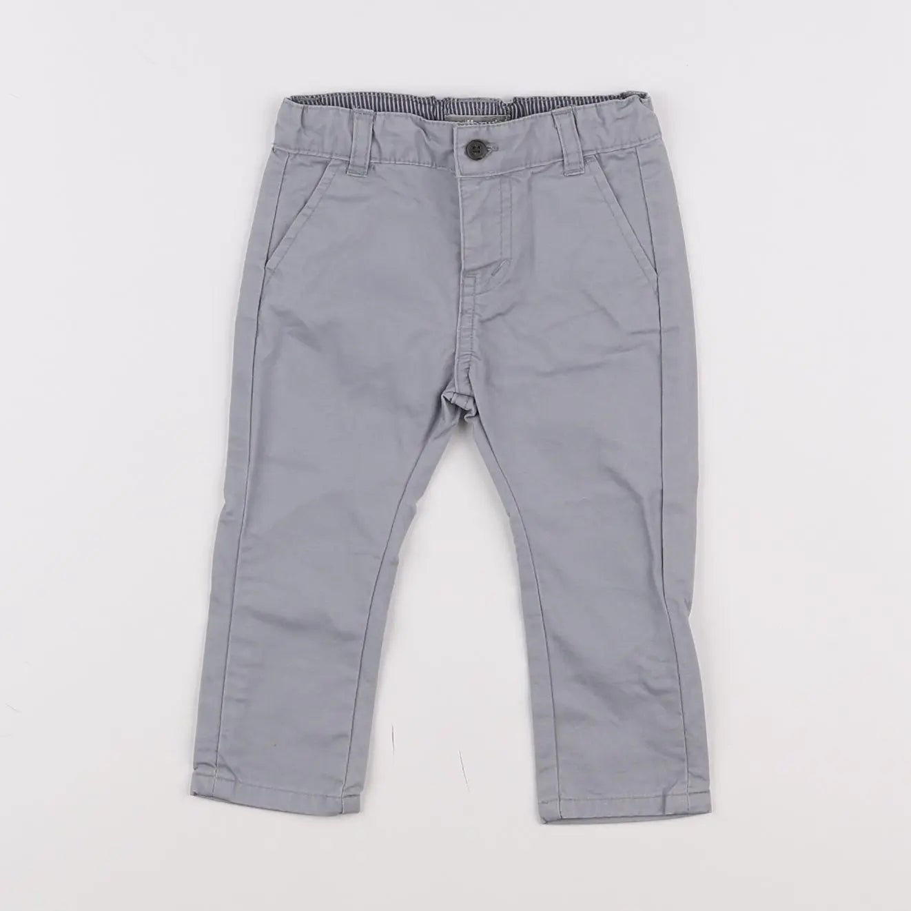 Vertbaudet - pantalon gris - 6 mois