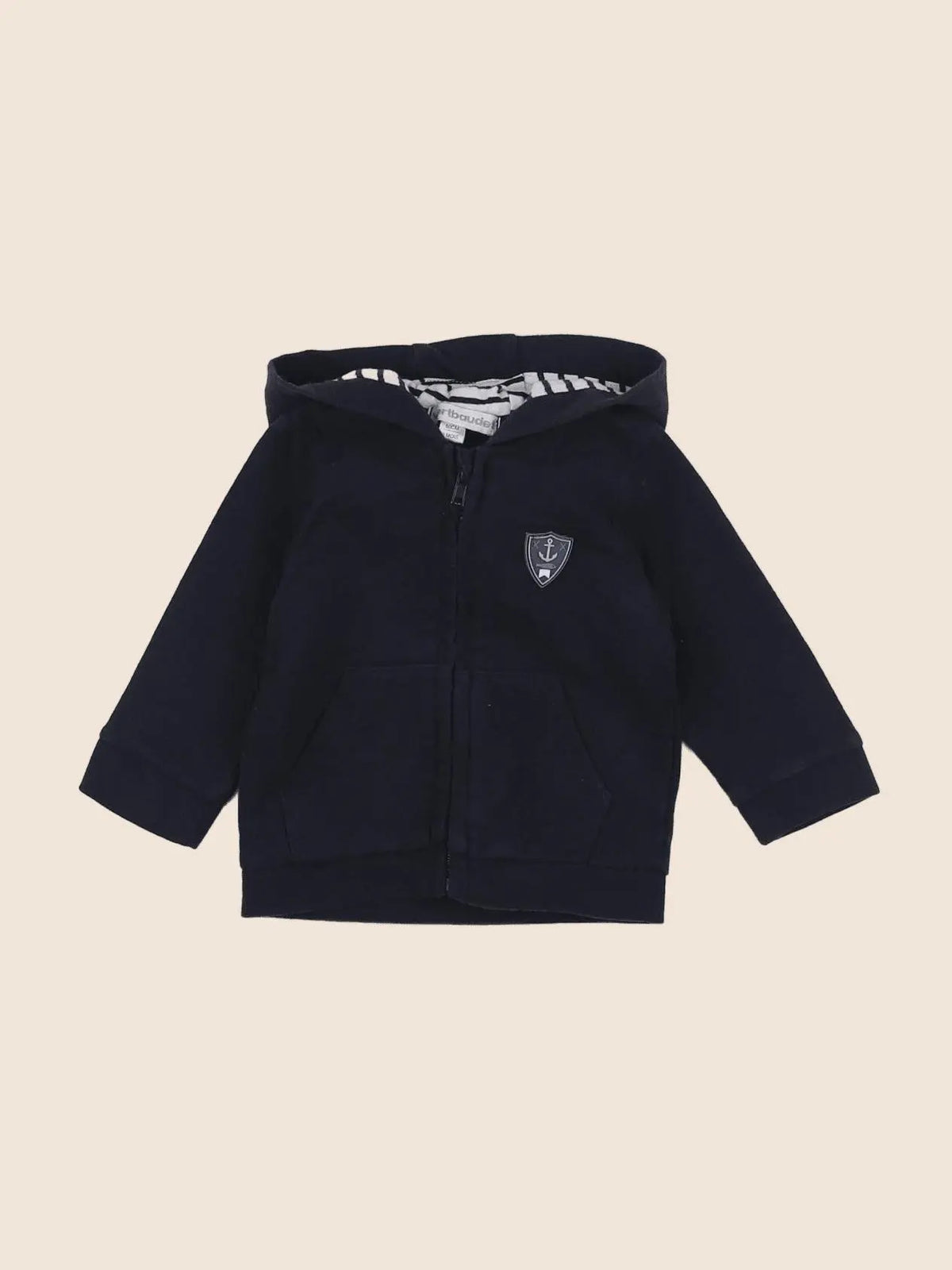 Vertbaudet - sweat bleu - 3 mois