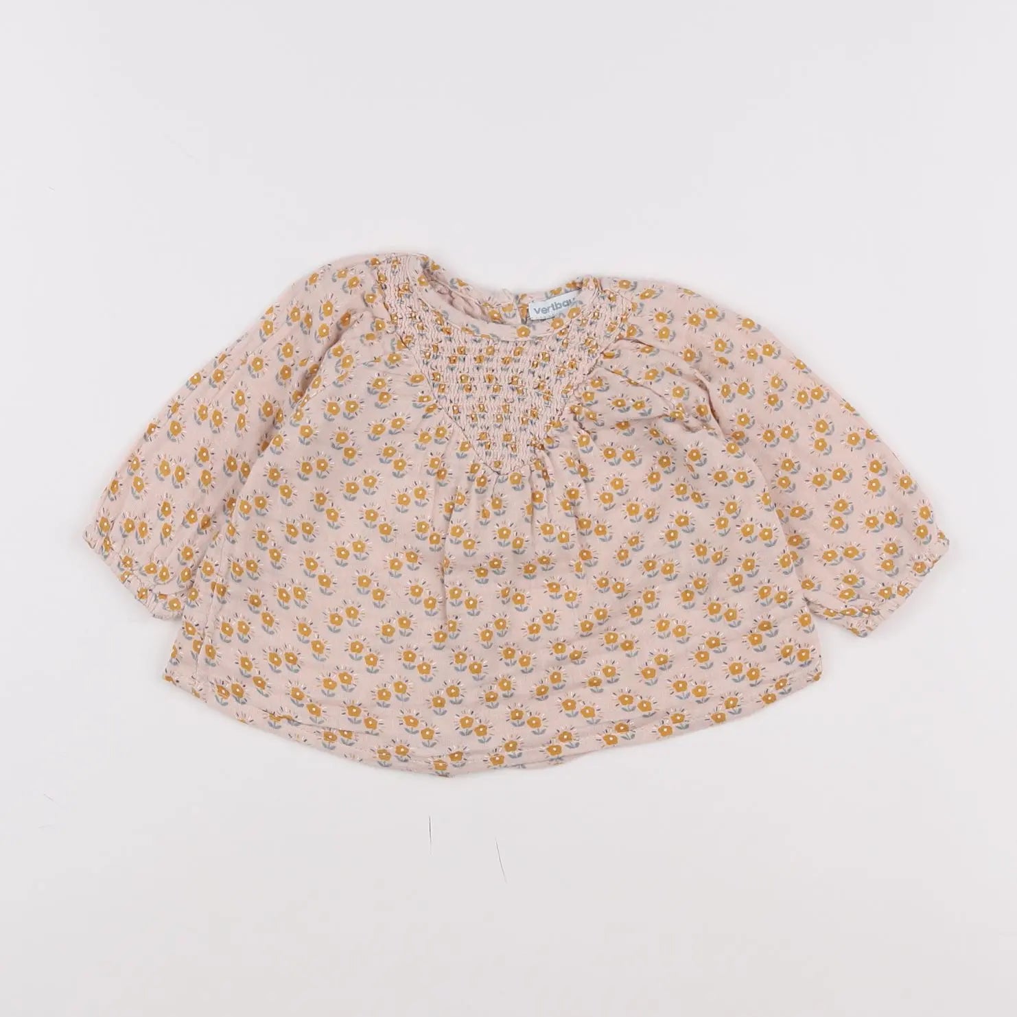 Vertbaudet - blouse rose - 6 mois