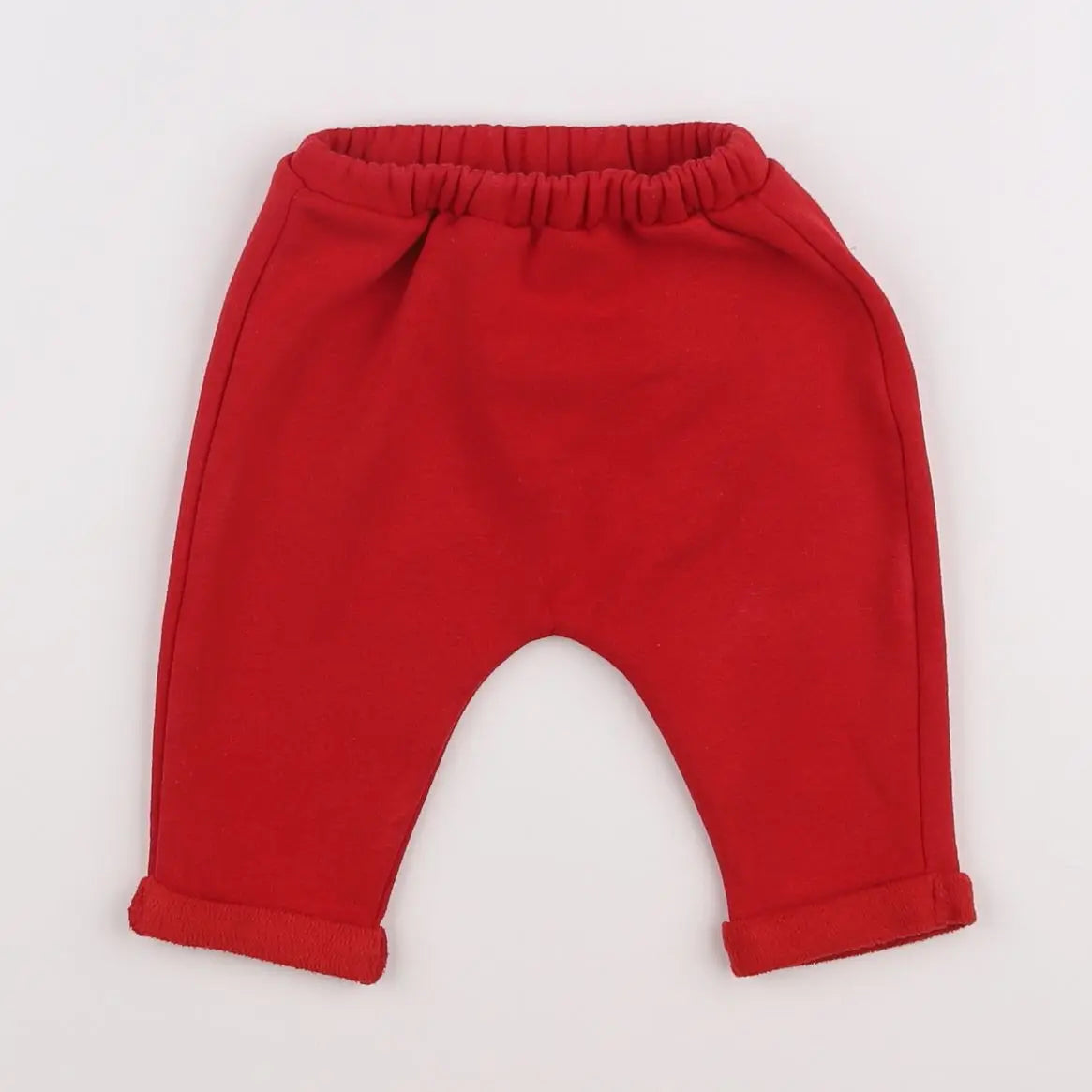 Vertbaudet - jogging rouge - 6 mois
