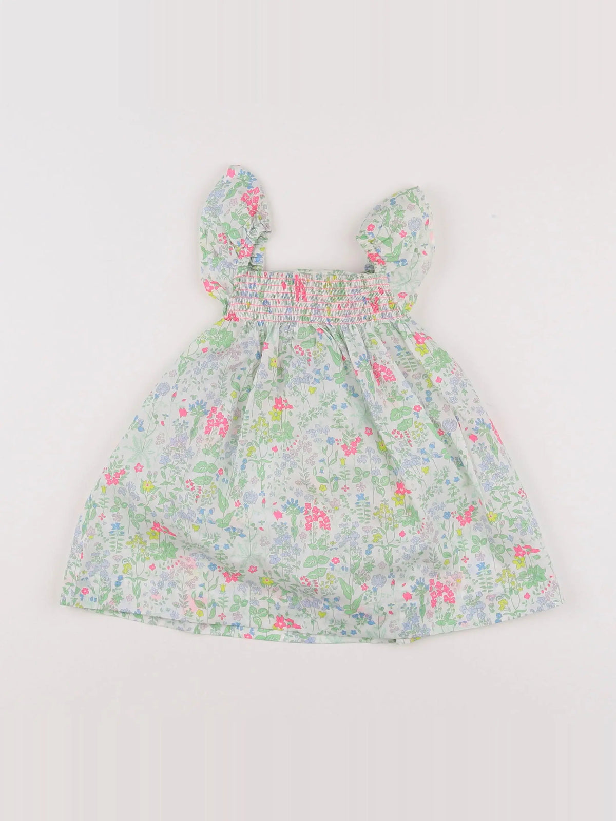 Jacadi - robe liberty multicolore - 6 mois