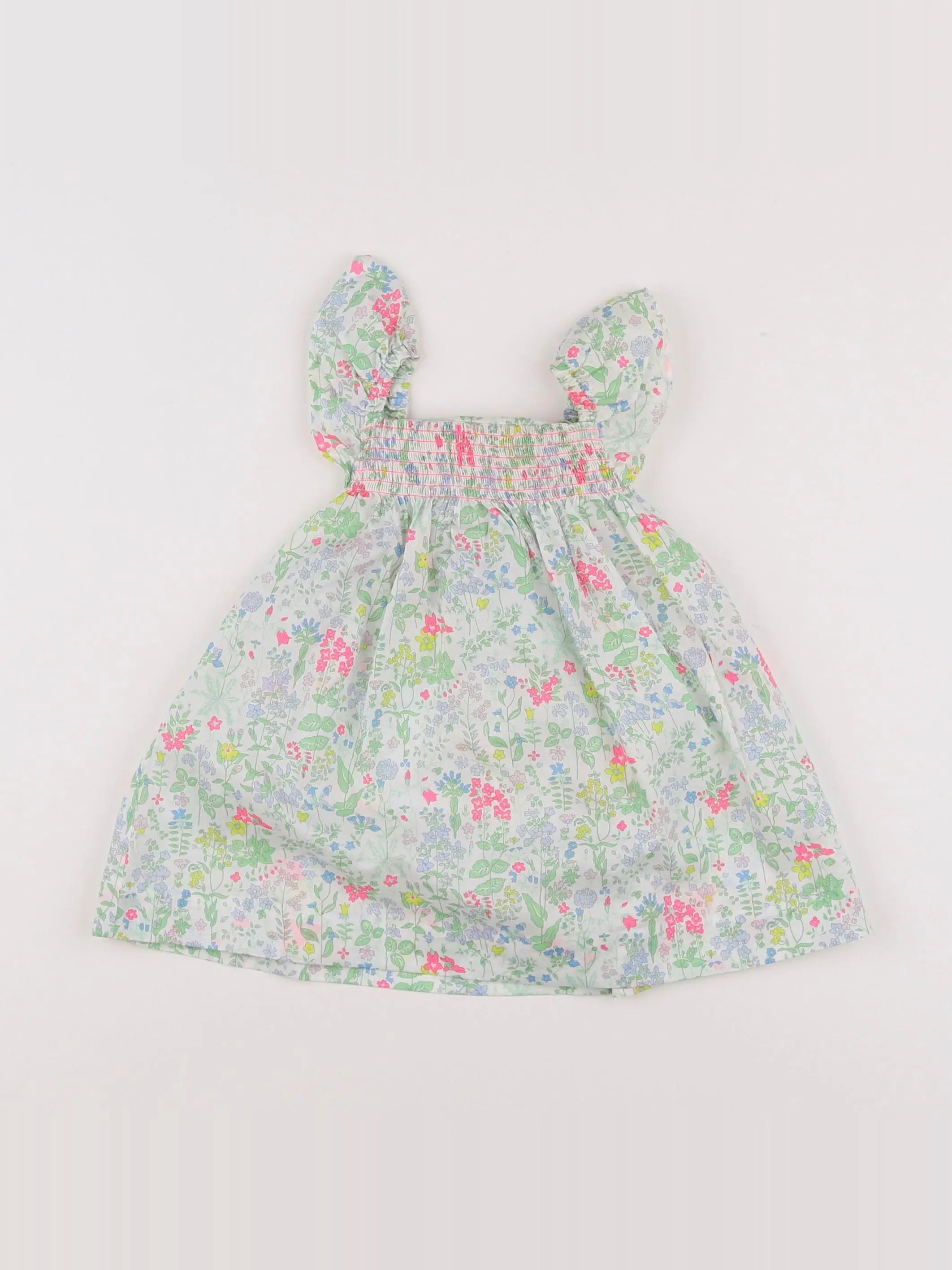 Jacadi - robe liberty multicolore - 6 mois