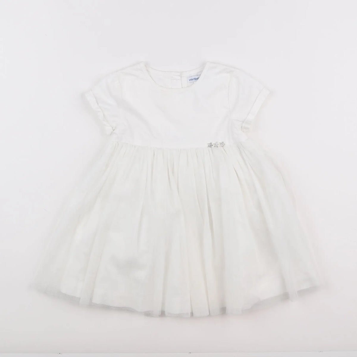 Vertbaudet - robe blanc - 2 ans