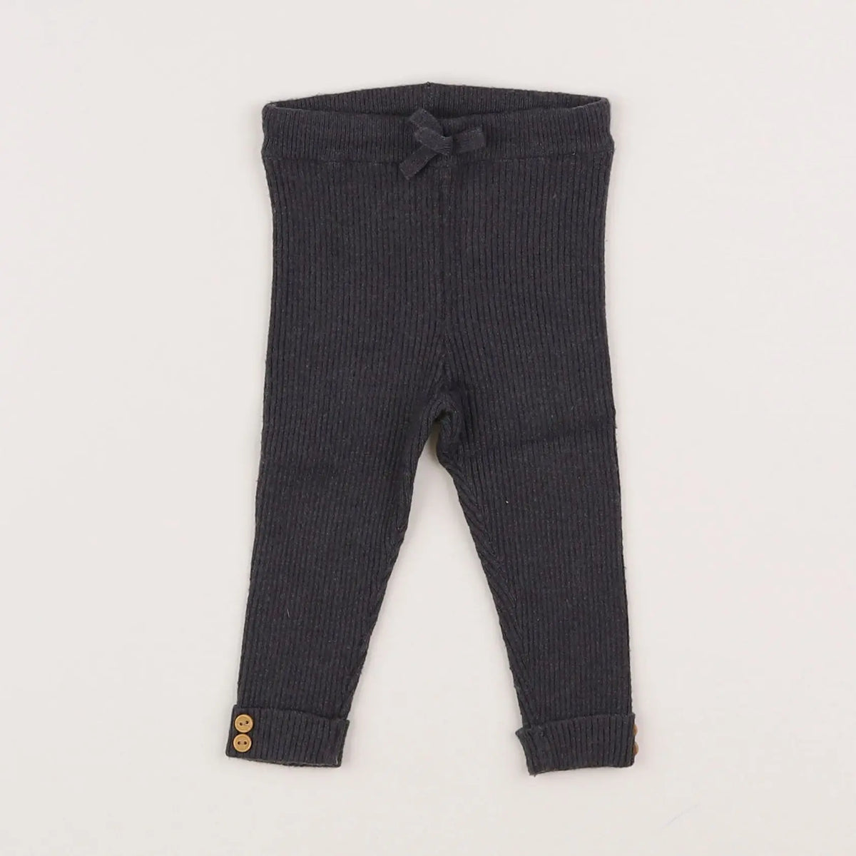 Vertbaudet - legging gris - 6 mois