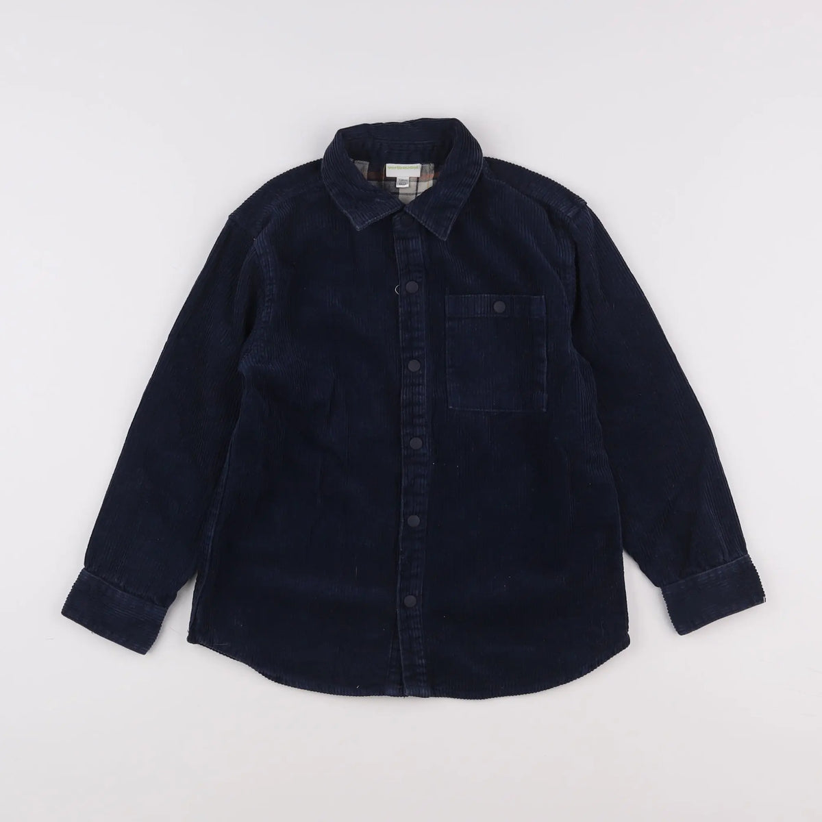 Vertbaudet - chemise bleu - 8 ans
