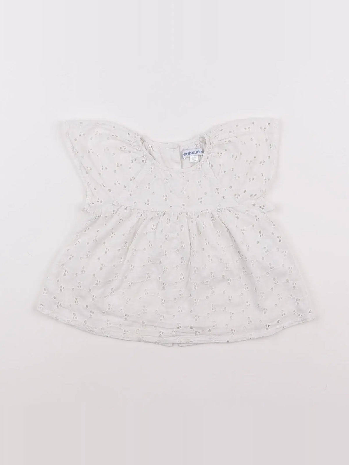 Vertbaudet - blouse blanc - 18 mois