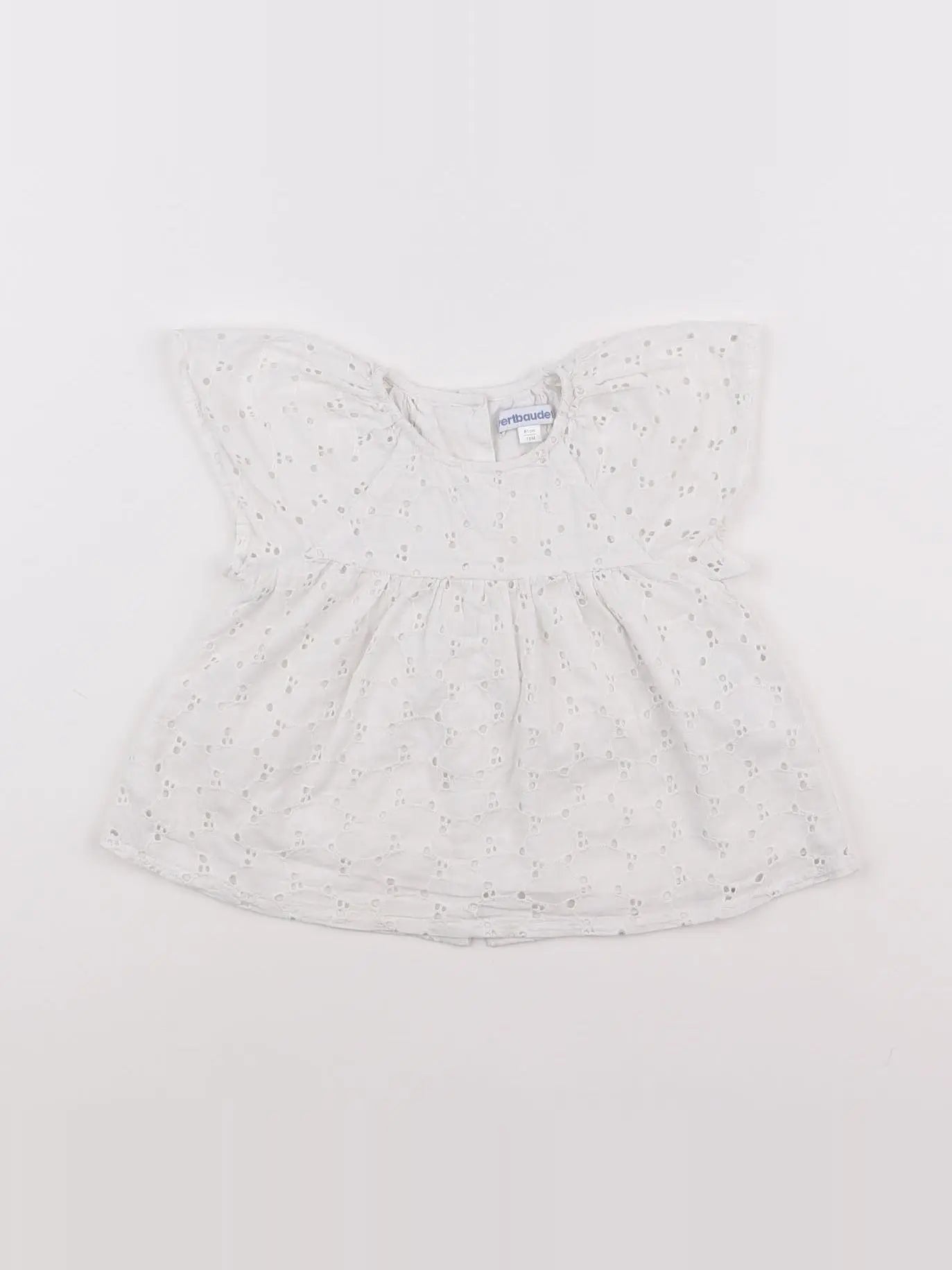 Vertbaudet - blouse blanc - 18 mois