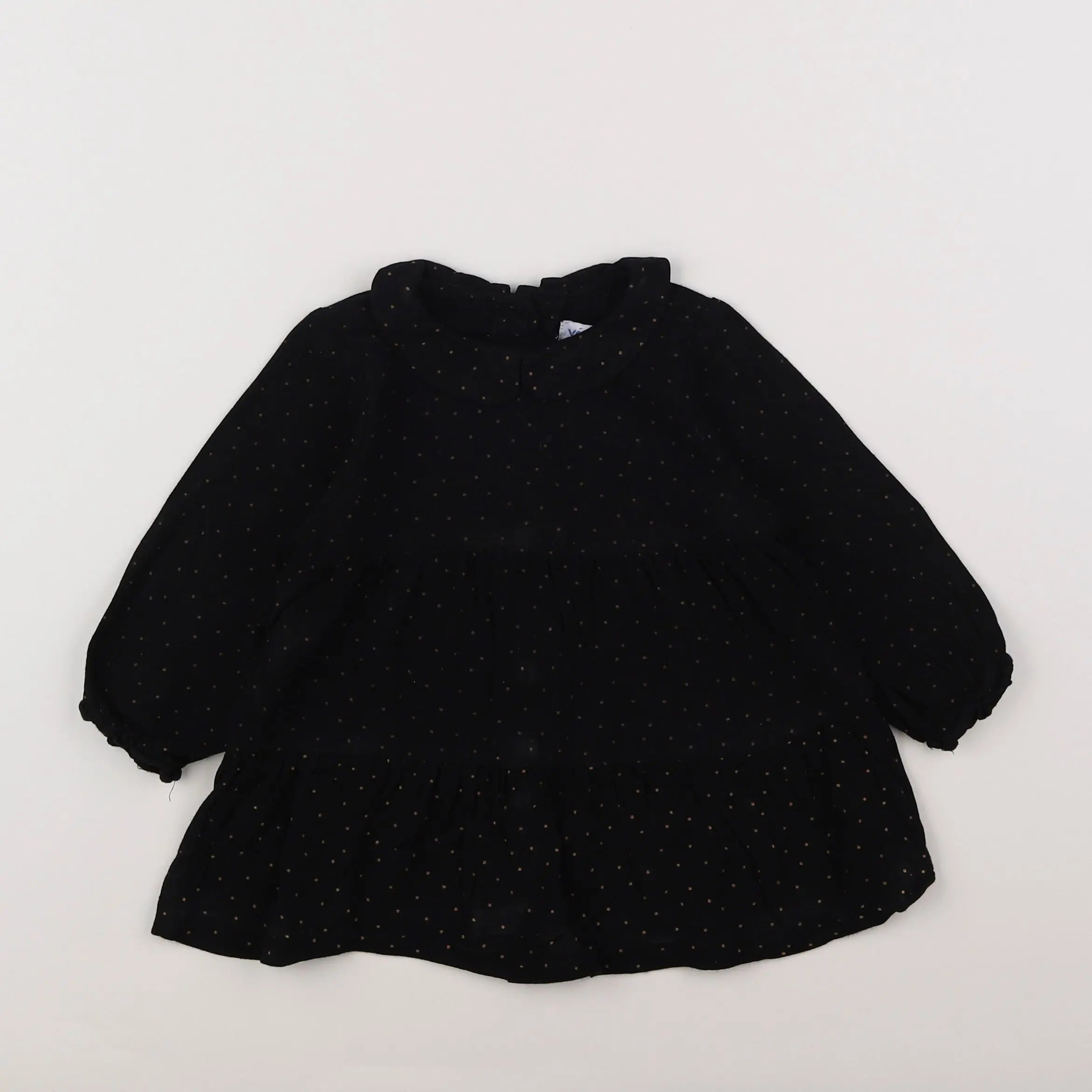 Vertbaudet - robe noir - 12 mois