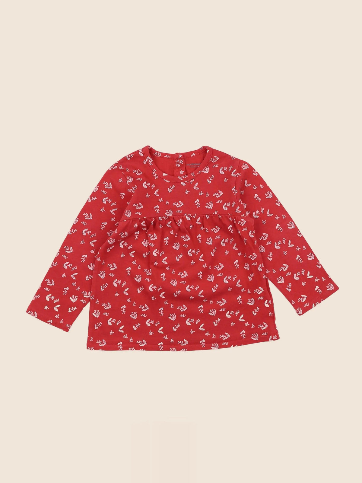 Vertbaudet - robe rouge - 18 mois