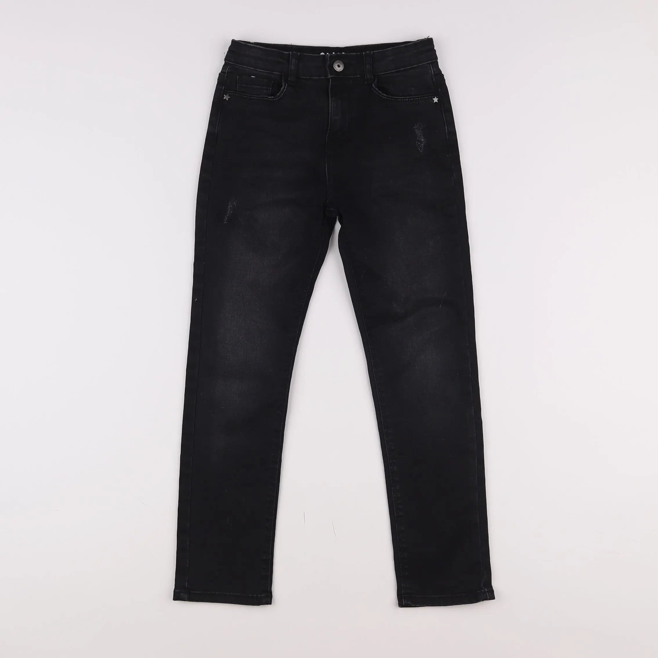 Vertbaudet - jean noir - 8 ans