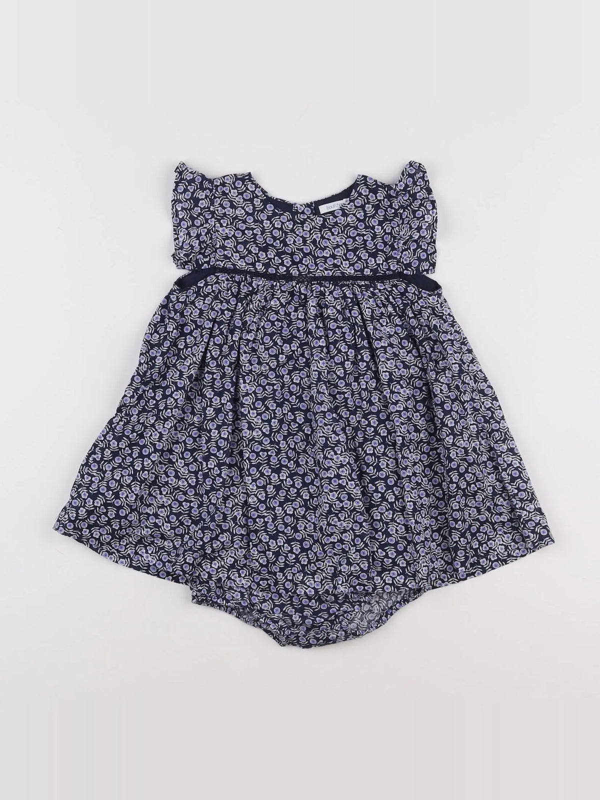 Boutchou - robe bleu - 12 mois