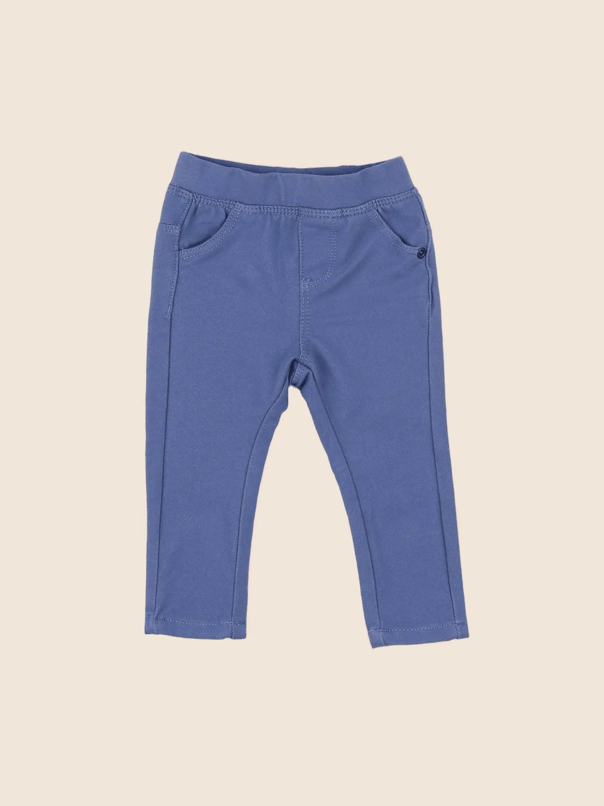 Vertbaudet - jegging bleu - 6 mois