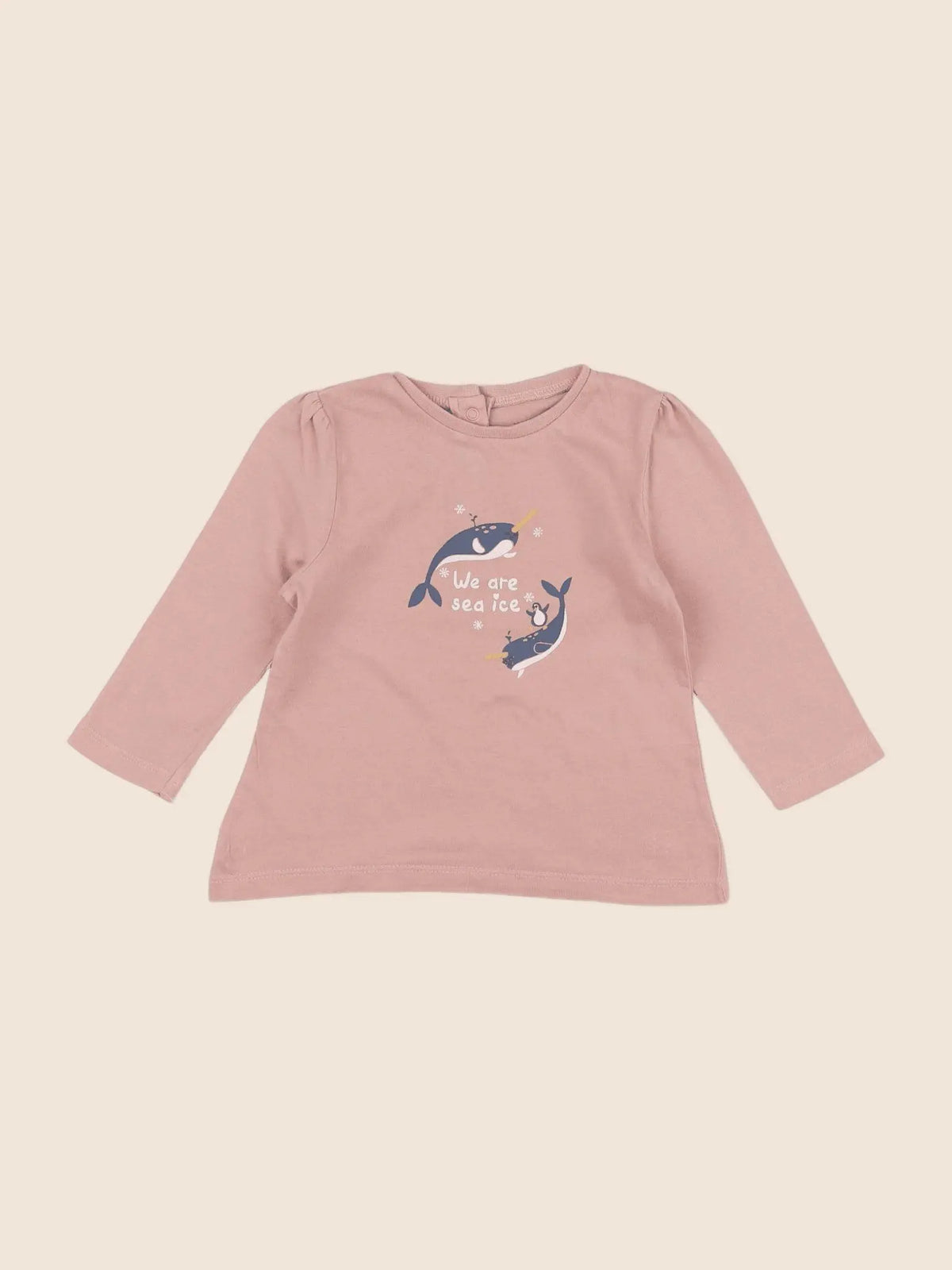 Vertbaudet - tee-shirt rose, multicolore - 12 mois