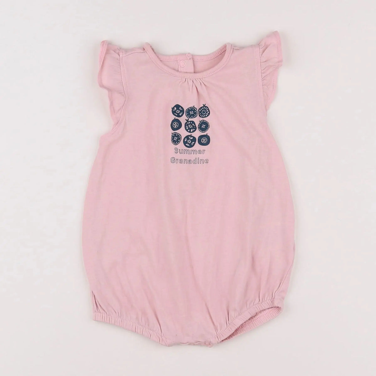 Vertbaudet - combinaison rose - 9 mois