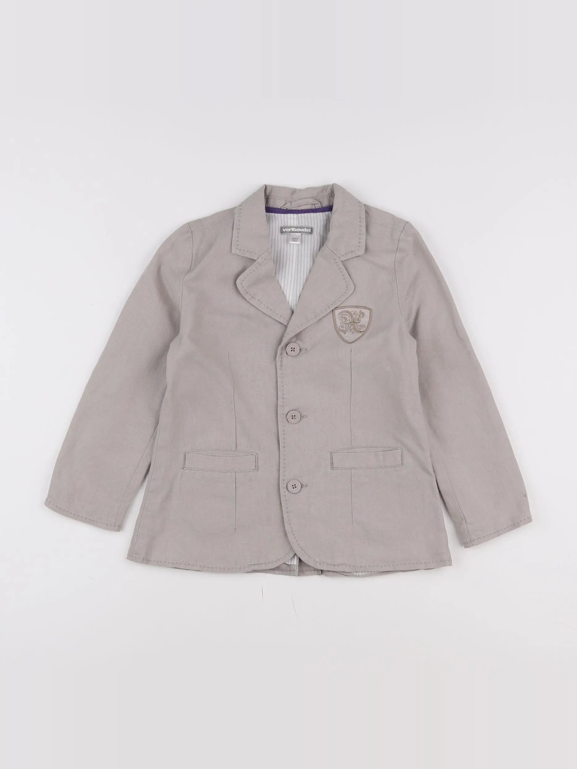 Vertbaudet - veste beige - 5 ans