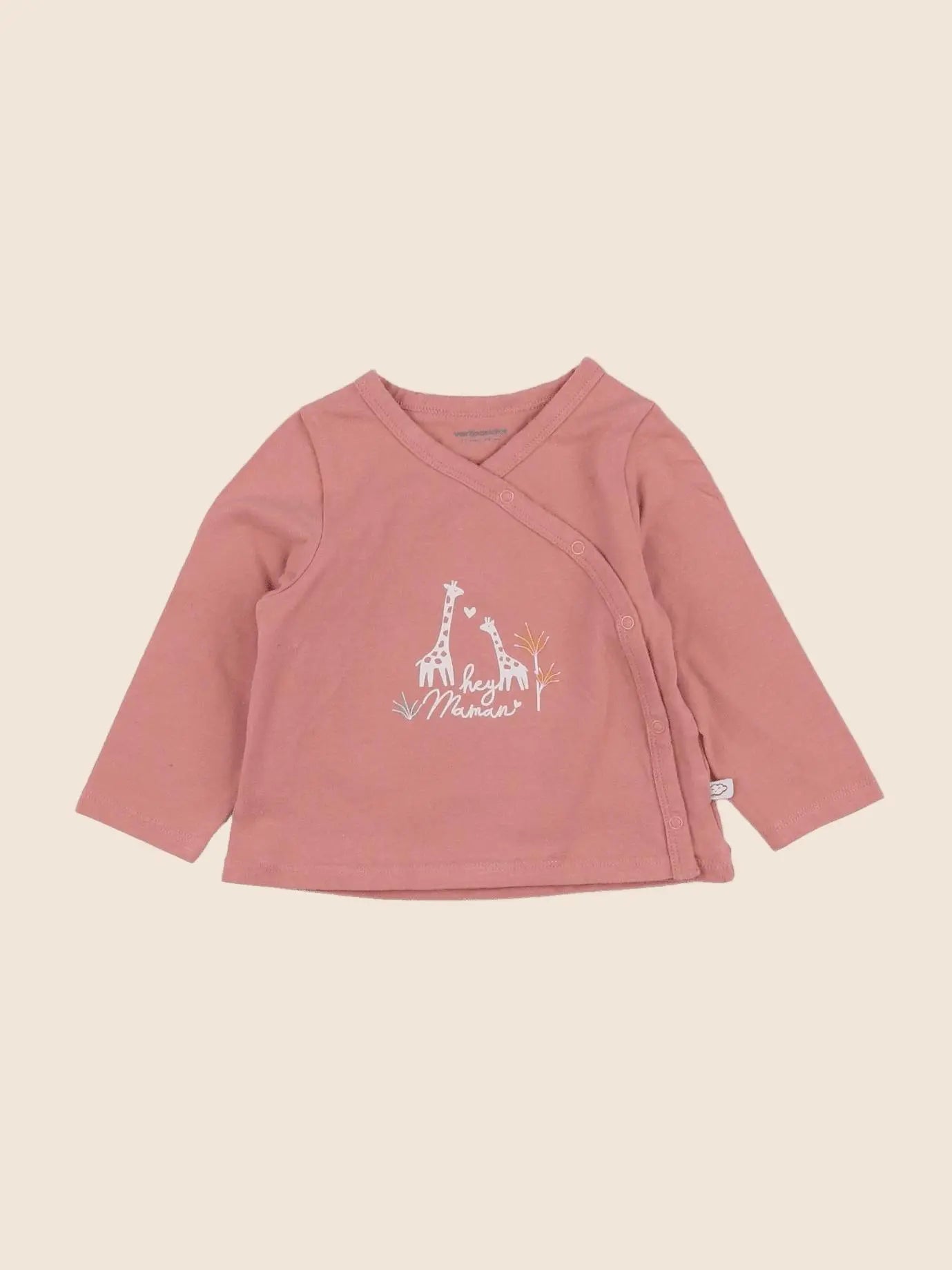 Vertbaudet - tee-shirt rose - 12 mois