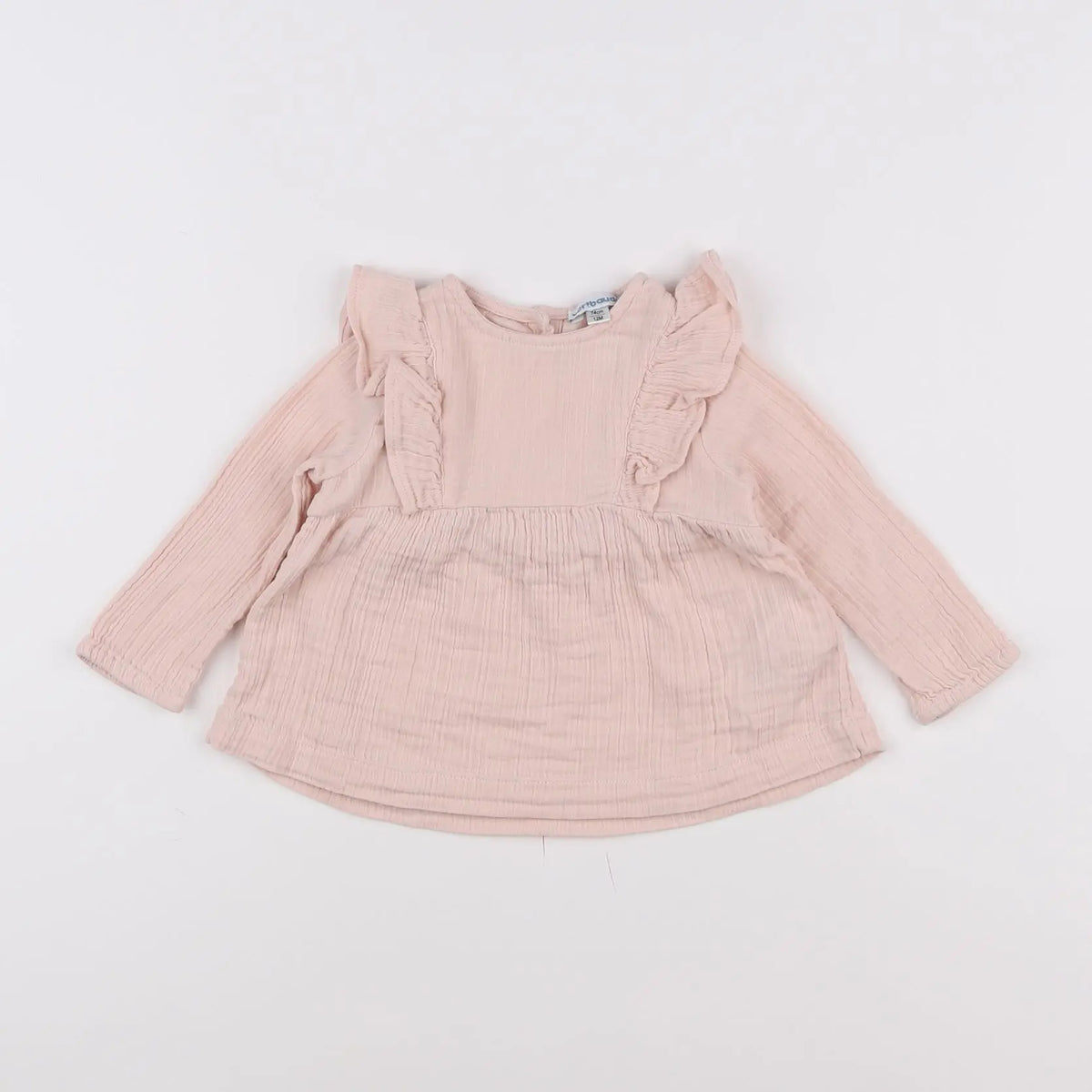 Vertbaudet - blouse rose - 12 mois