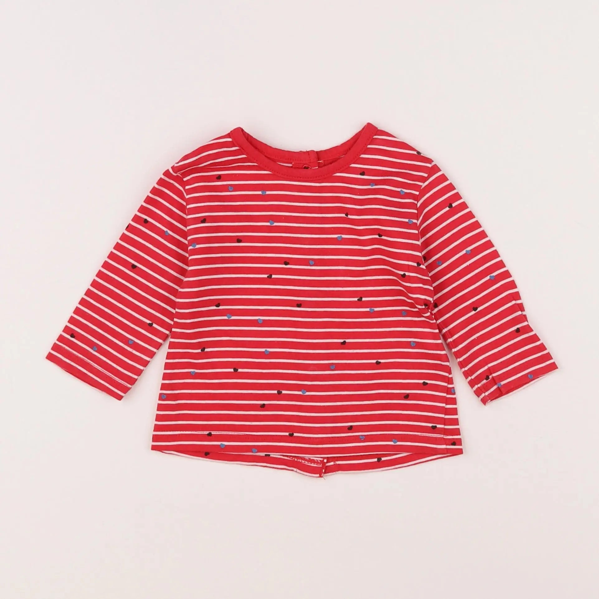Vertbaudet - tee-shirt blanc - 3 mois