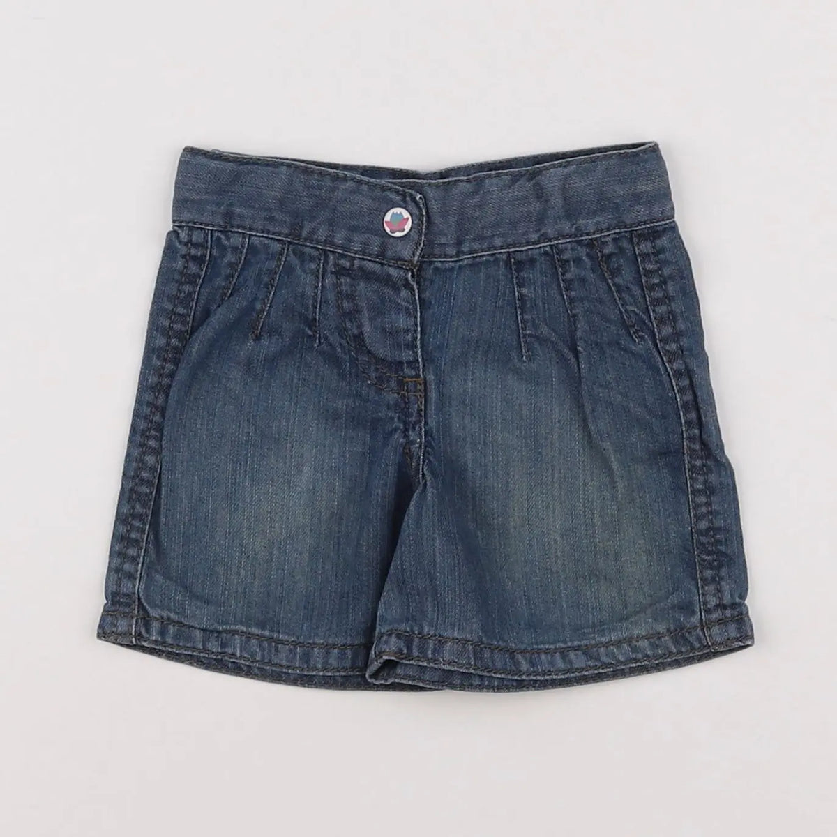 Vertbaudet - short bleu - 3 mois