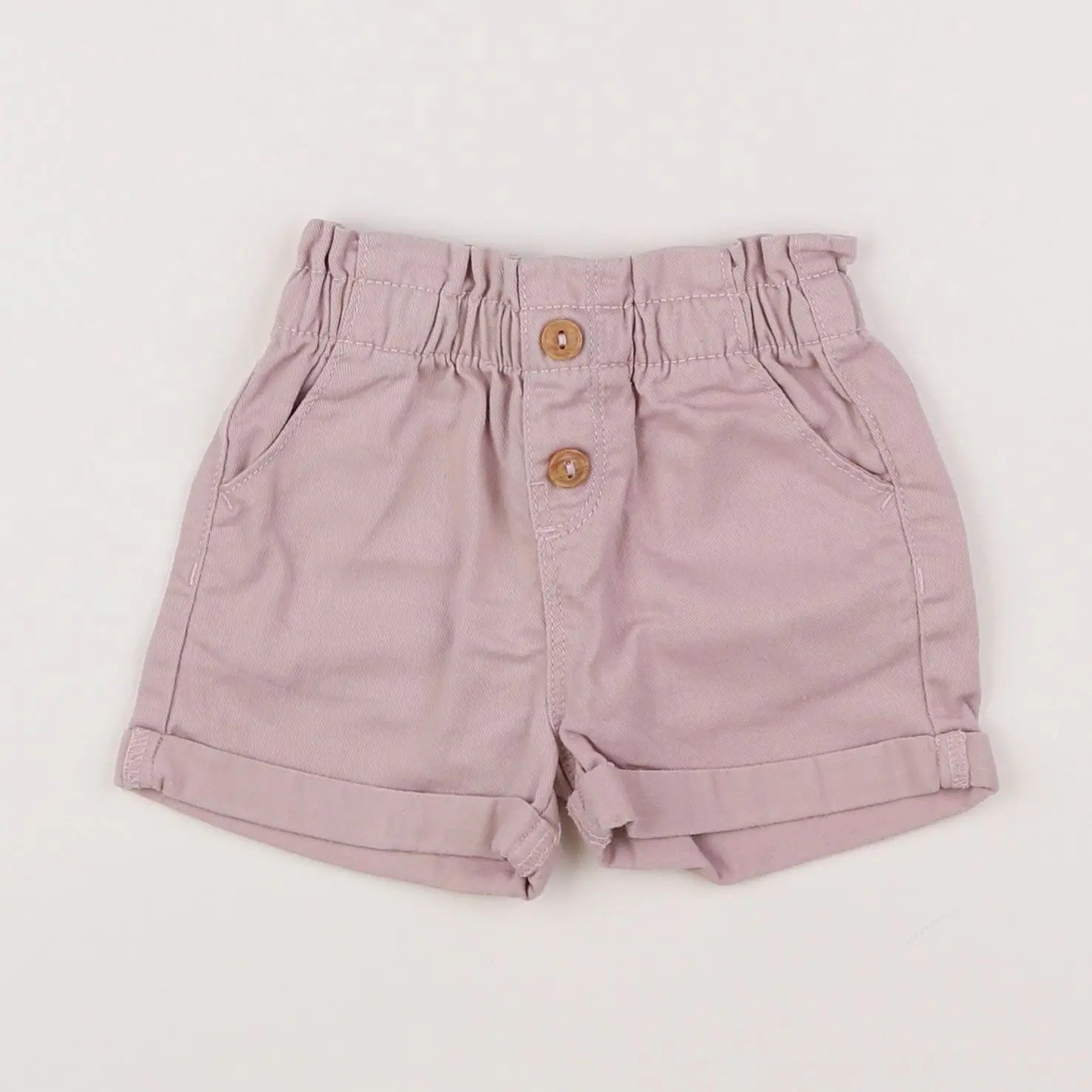 Vertbaudet - short rose - 12 mois