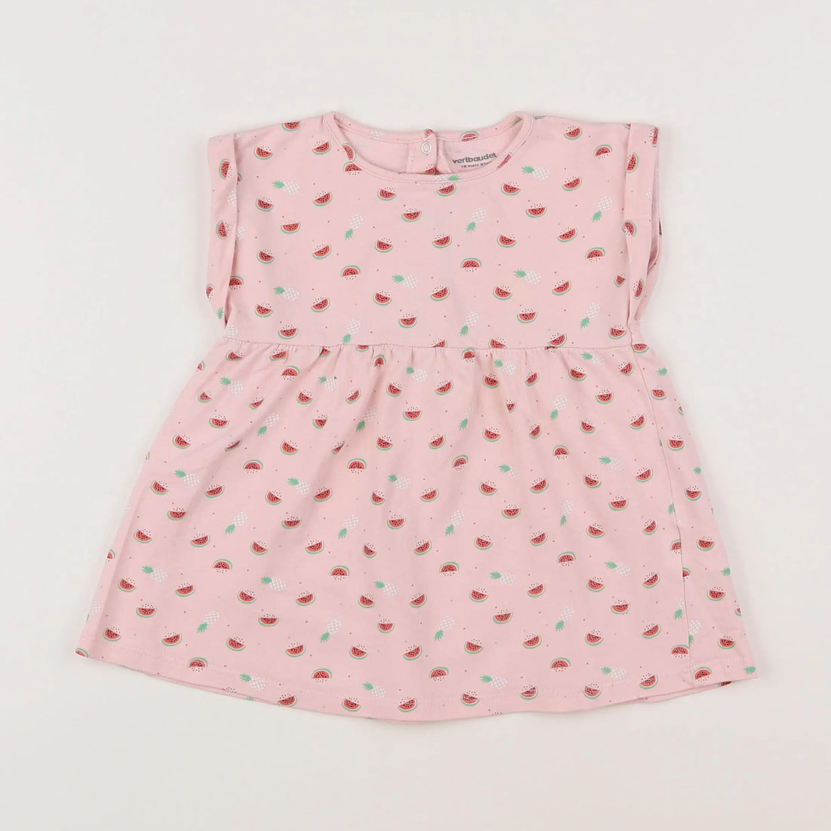 Vertbaudet - robe rose - 18 mois