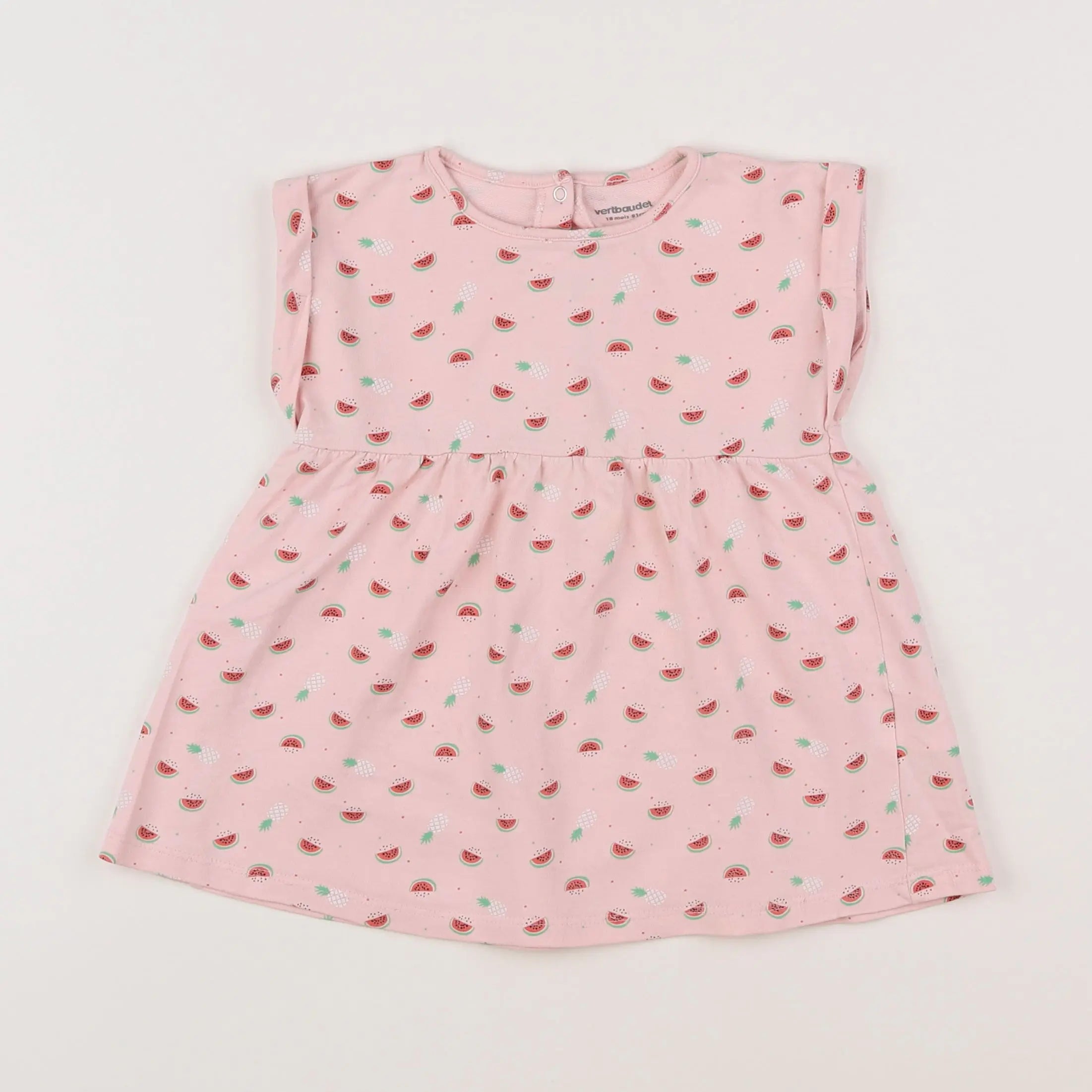 Vertbaudet - robe rose - 18 mois