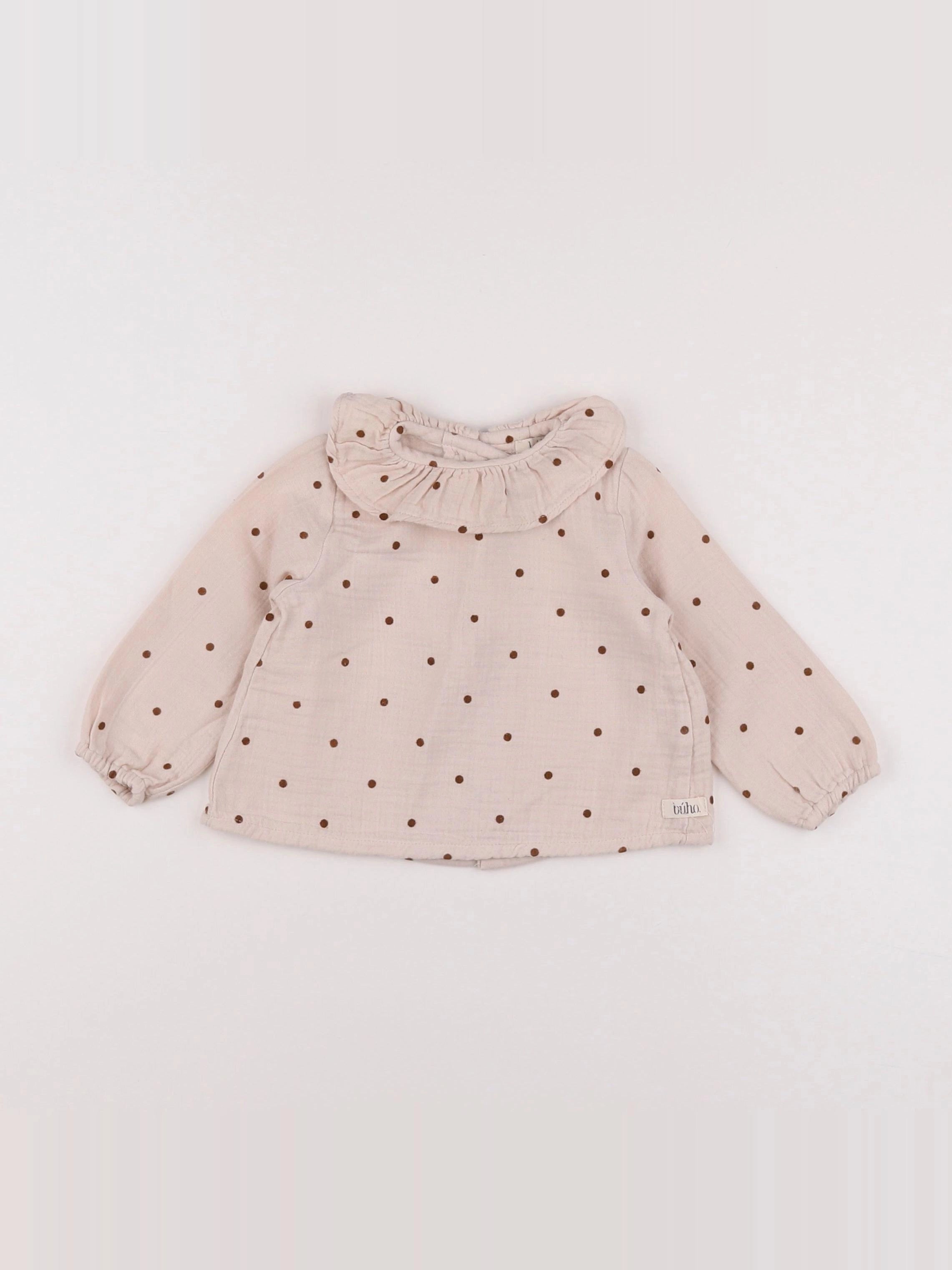 Buho - blouse beige, marron - 6 mois