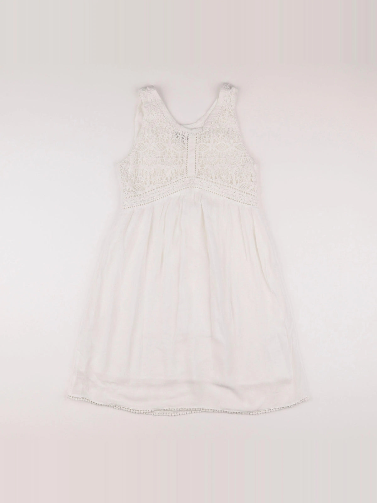 IKKS - robe blanc - 12 ans