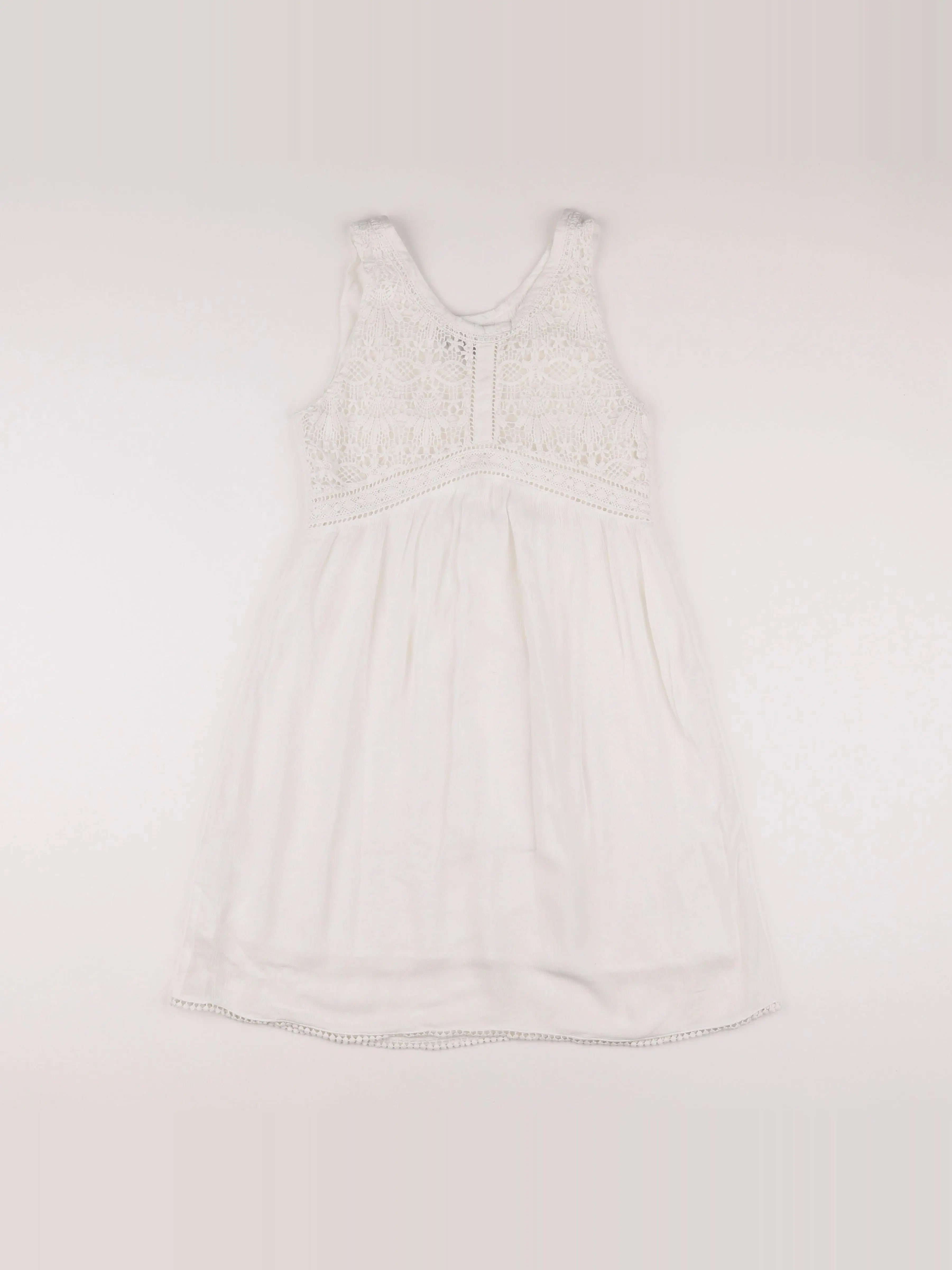 IKKS - robe blanc - 12 ans