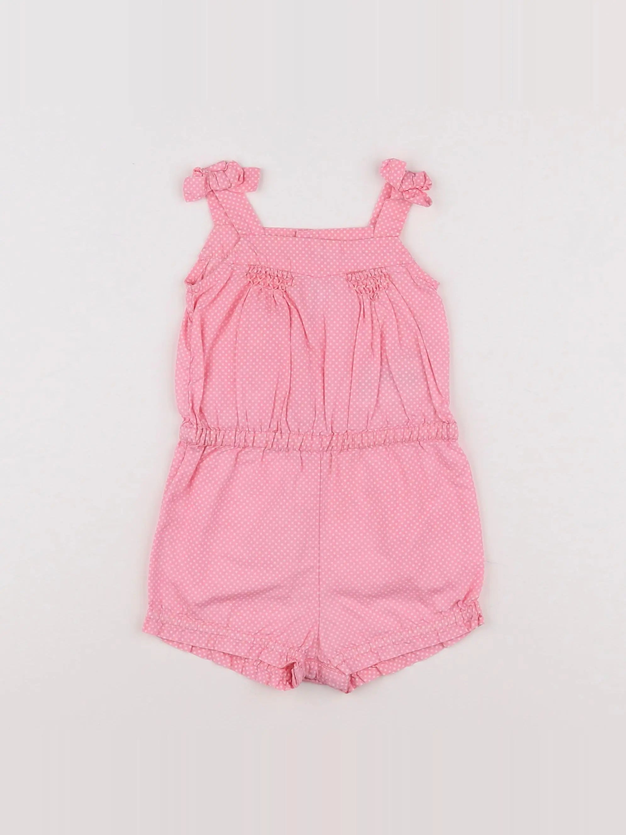 Jacadi - combinaison rose, blanc - 6 mois