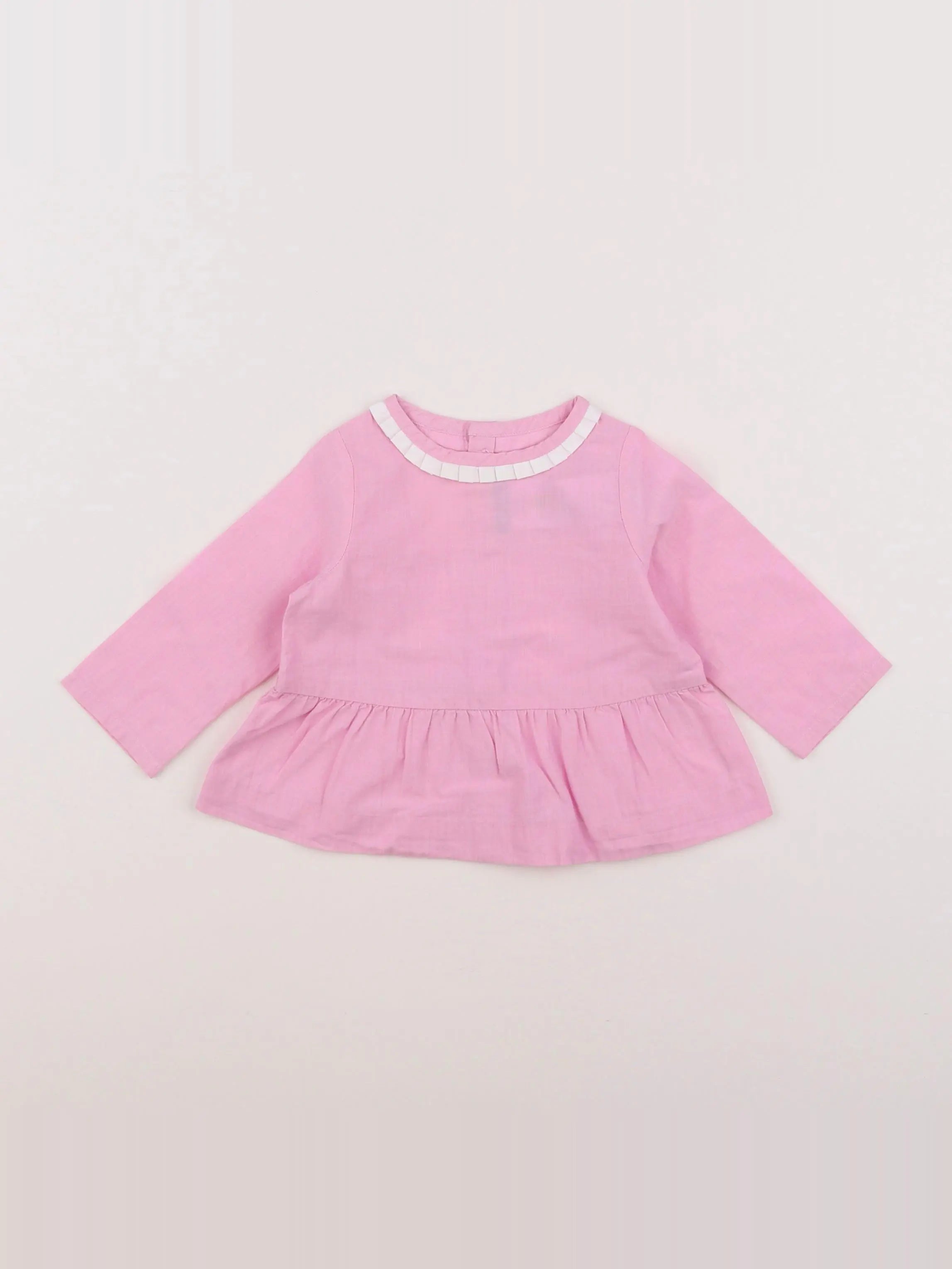 Jacadi - blouse rose - 6 mois