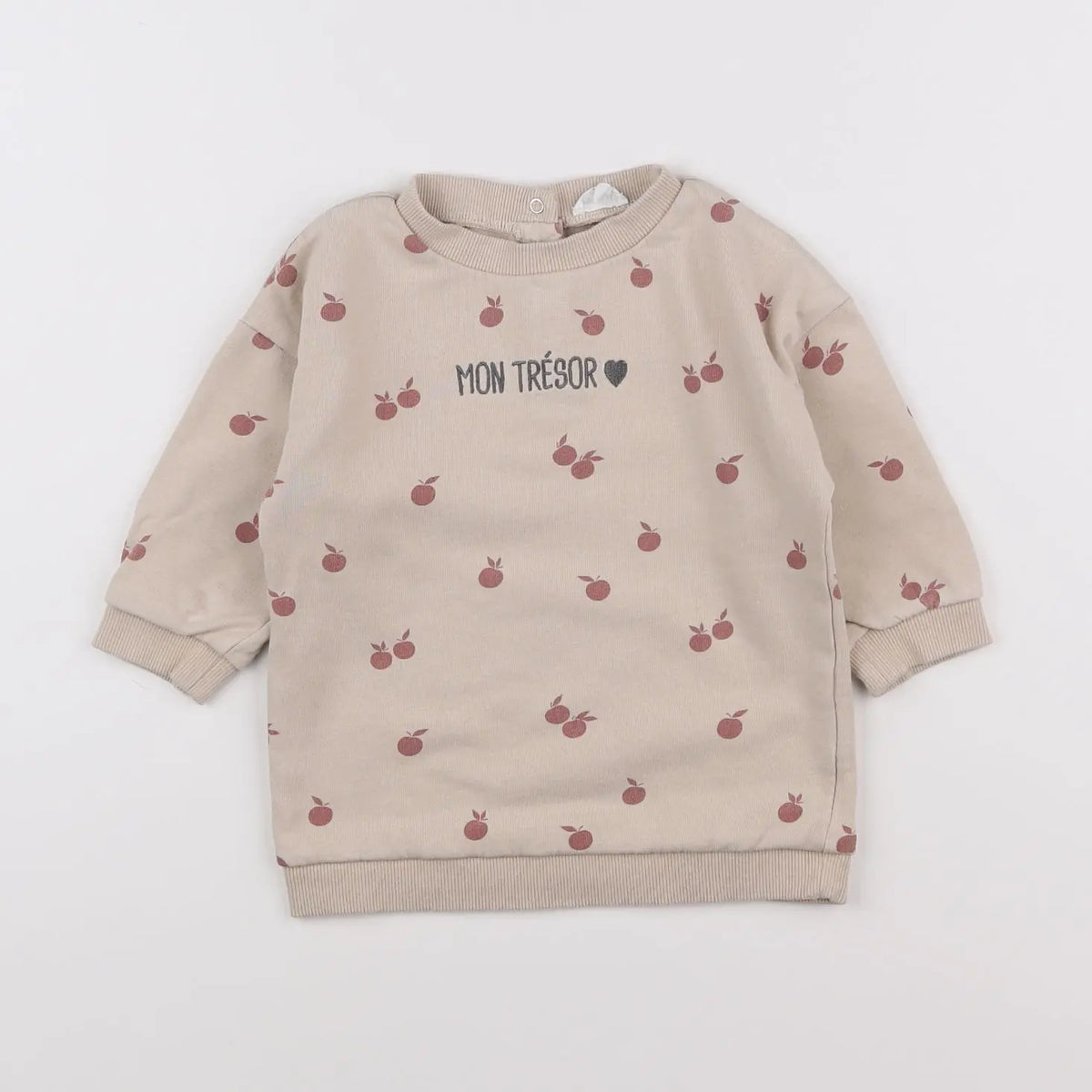 Vertbaudet - robe beige - 18 mois