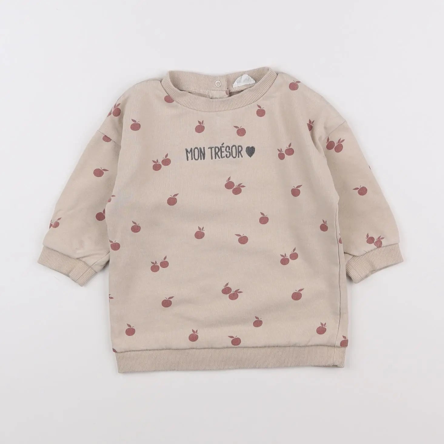 Vertbaudet - robe beige - 18 mois