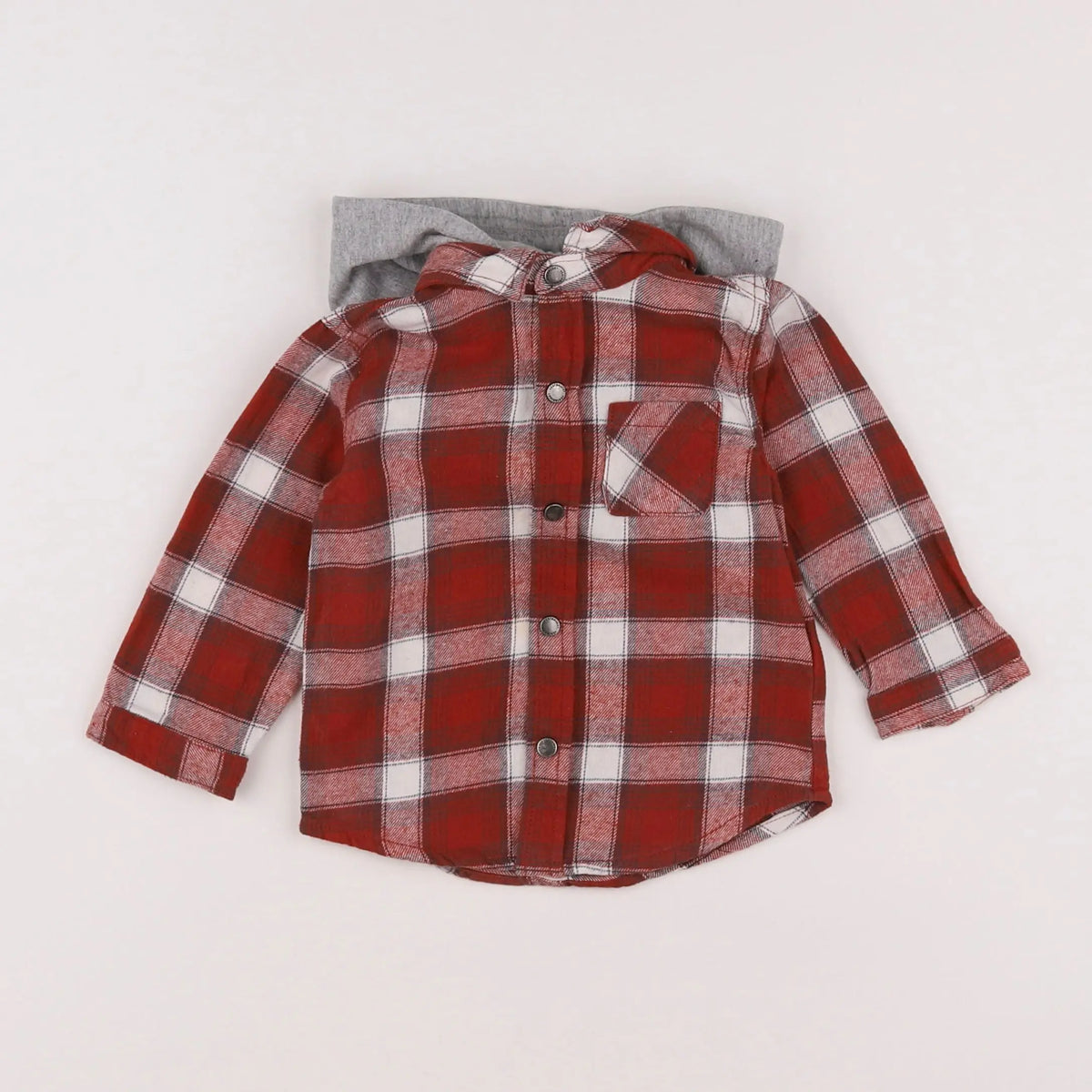 Vertbaudet - chemise multicolore - 12 mois