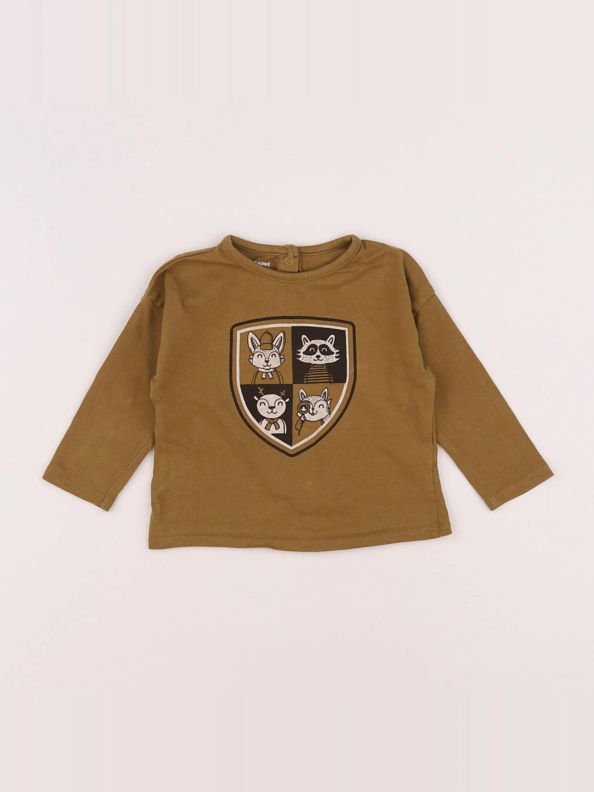 Vertbaudet - tee-shirt jaune - 6 mois
