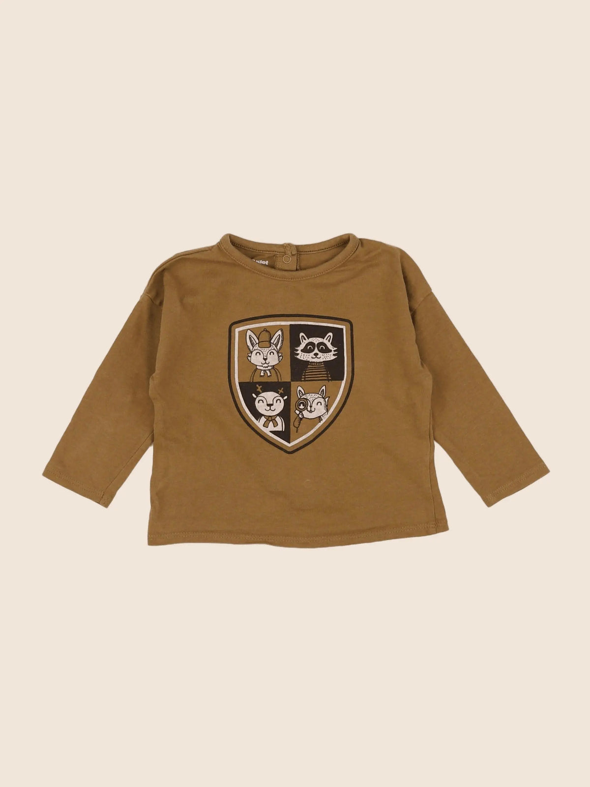 Vertbaudet - tee-shirt jaune - 6 mois