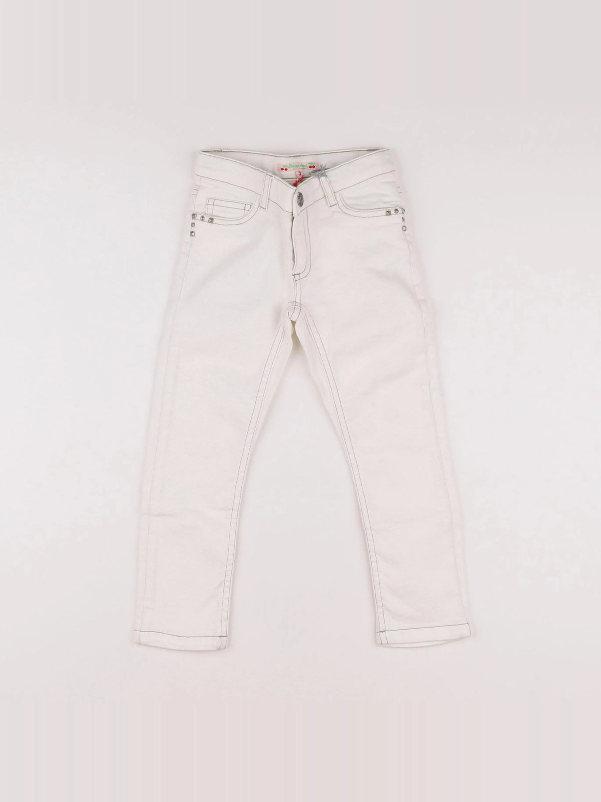 Bonpoint - jean blanc - 3 ans
