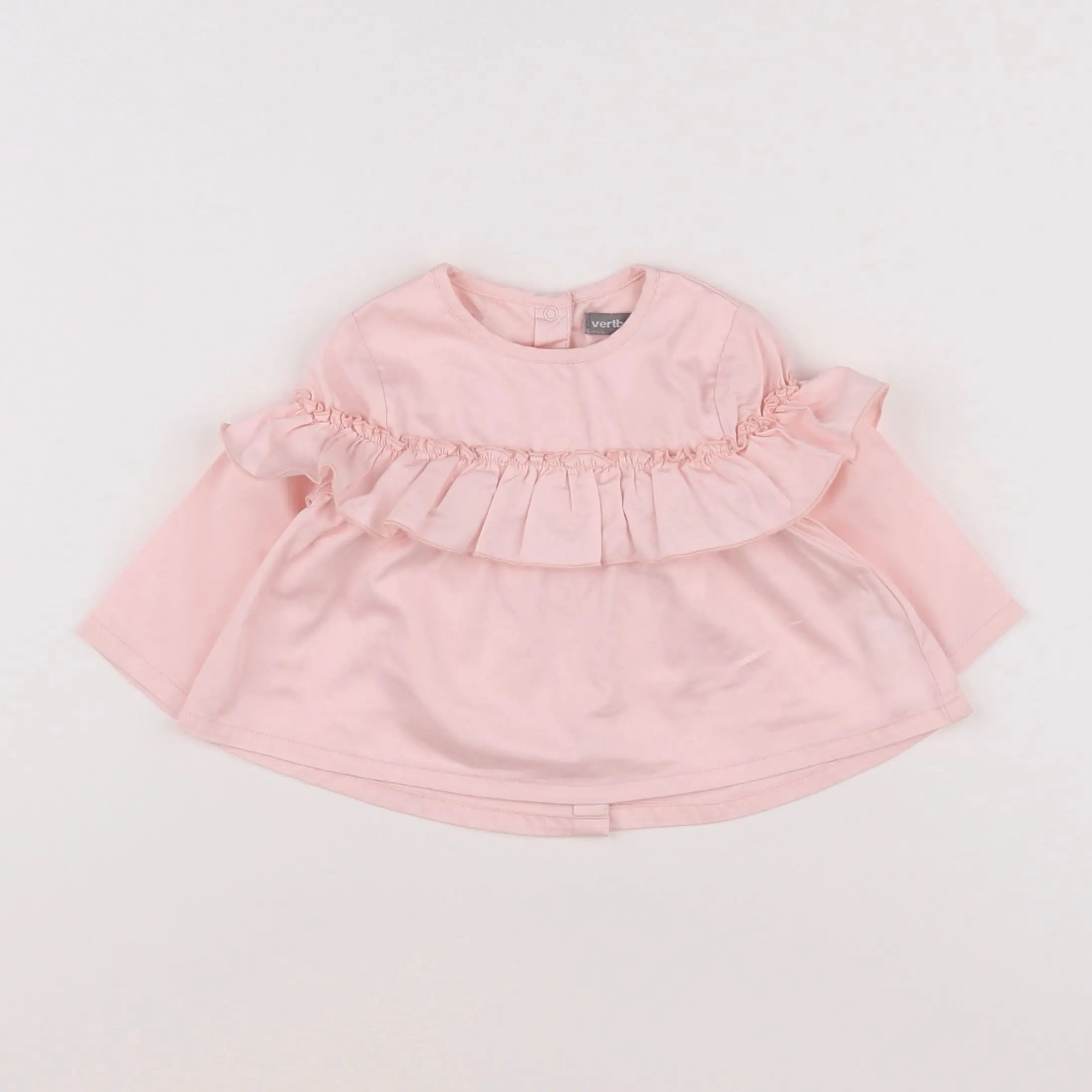 Vertbaudet - blouse rose - 6 mois