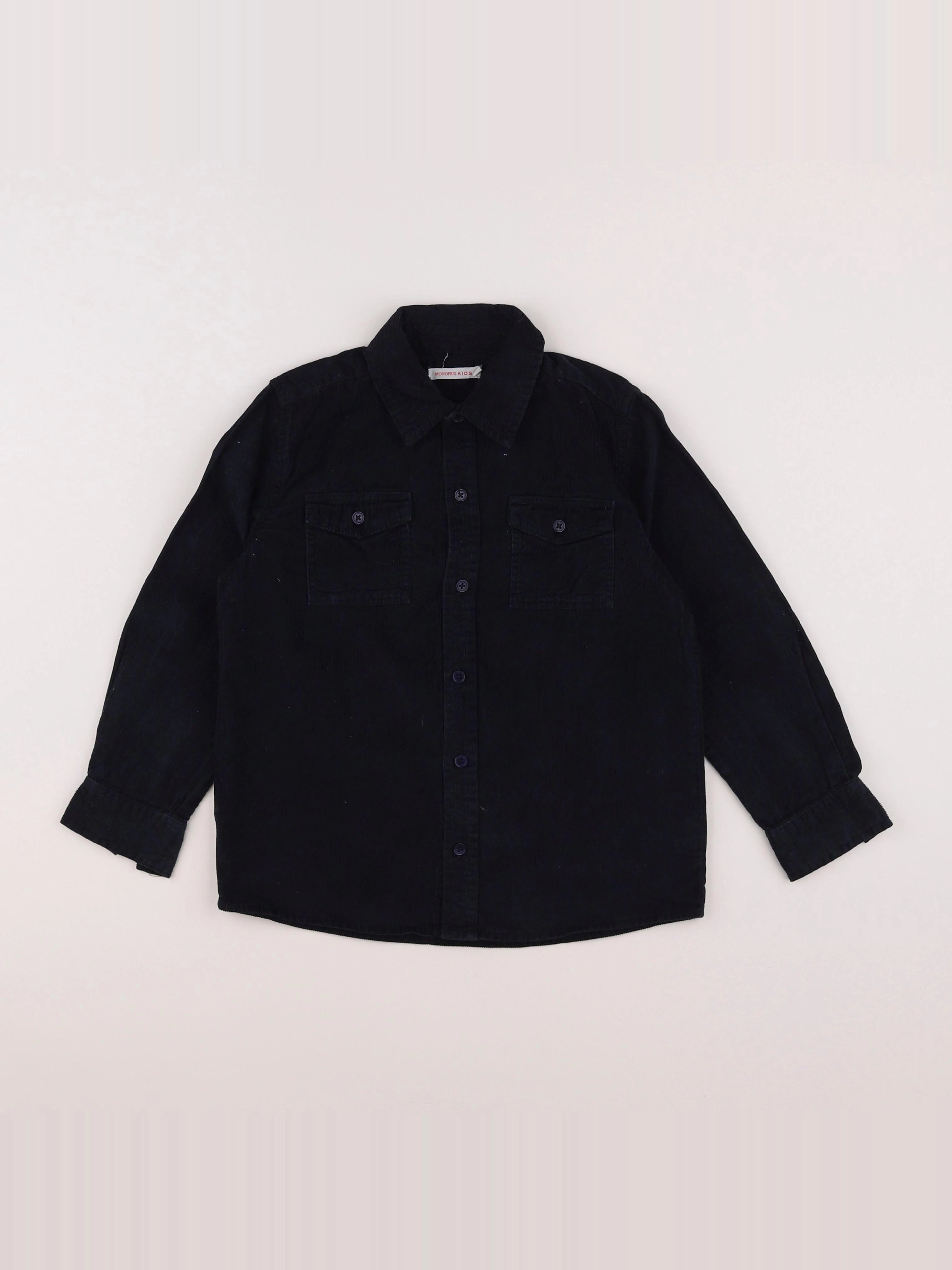 Monoprix - chemise bleu - 6 ans