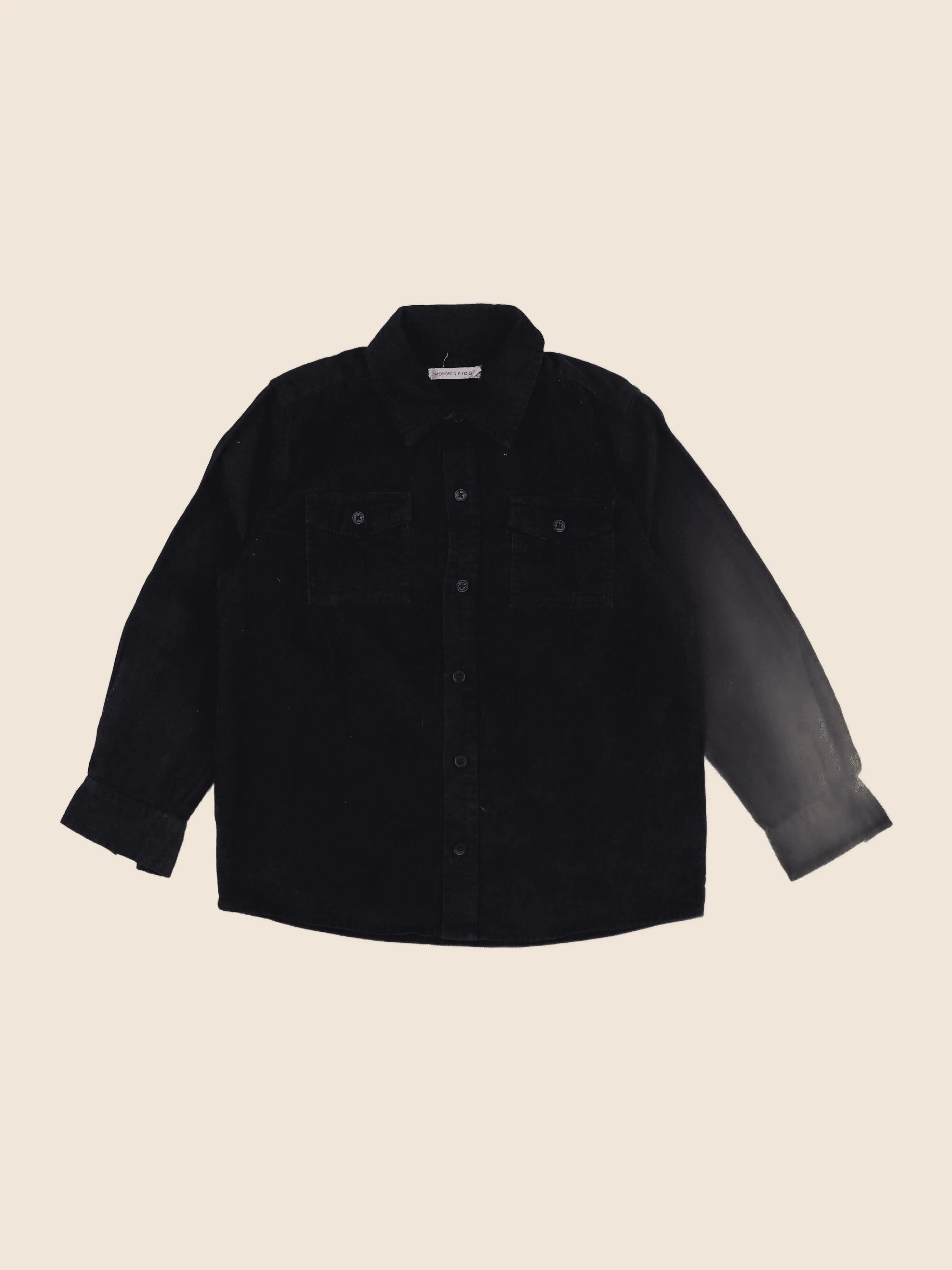 Monoprix - chemise bleu - 6 ans
