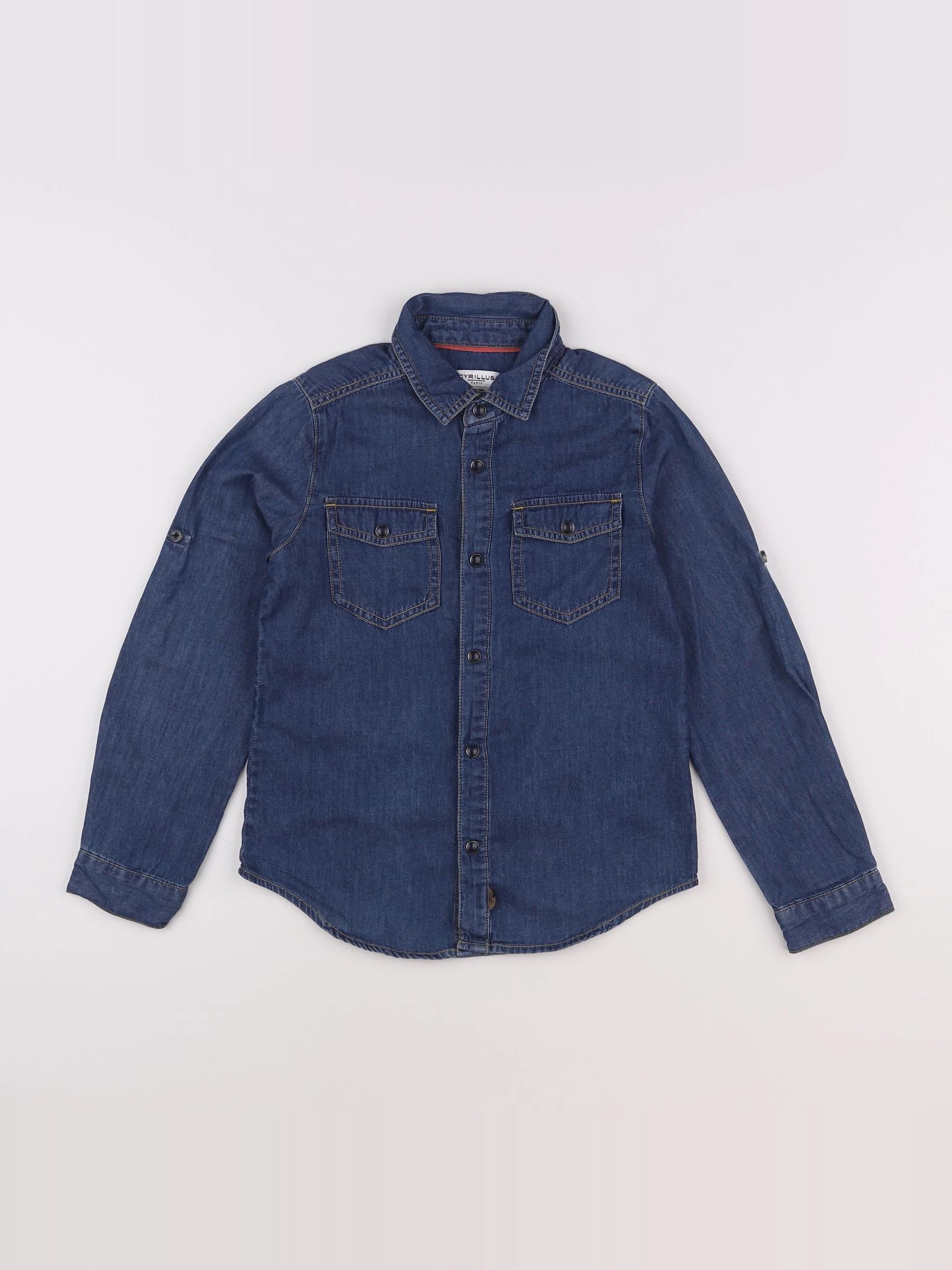 Cyrillus - chemise bleu - 8 ans