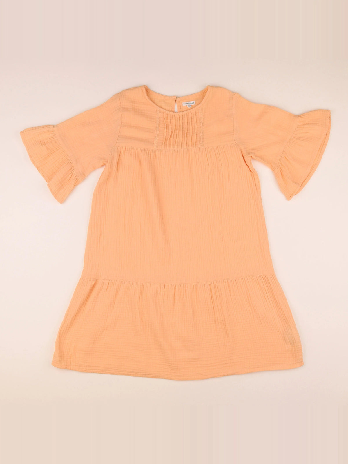 Vertbaudet - robe orange - 12 ans