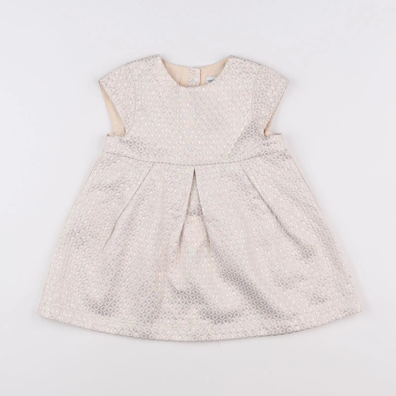 Vertbaudet - robe or - 2 ans