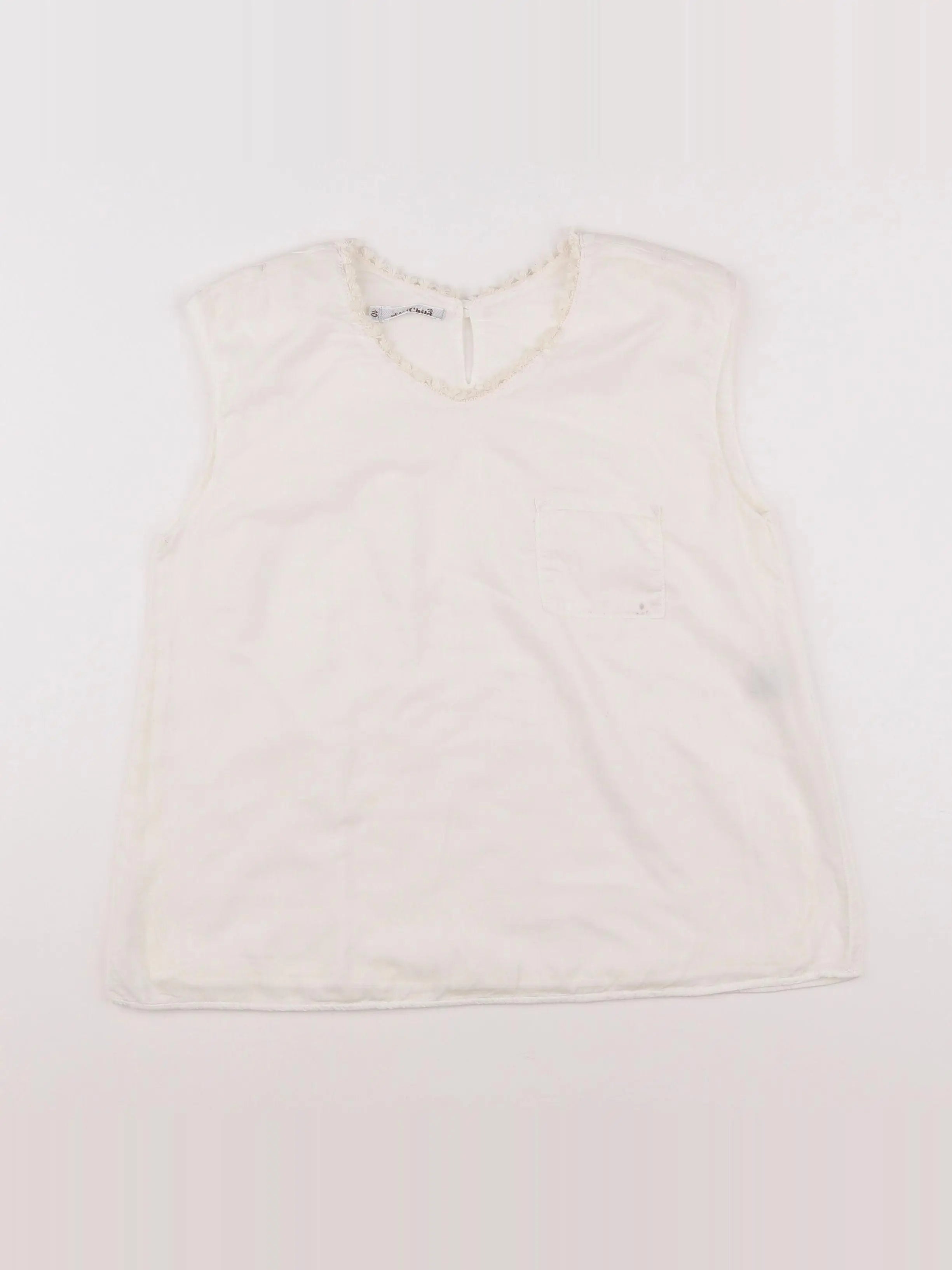 Sunchild - blouse blanc - 8 ans