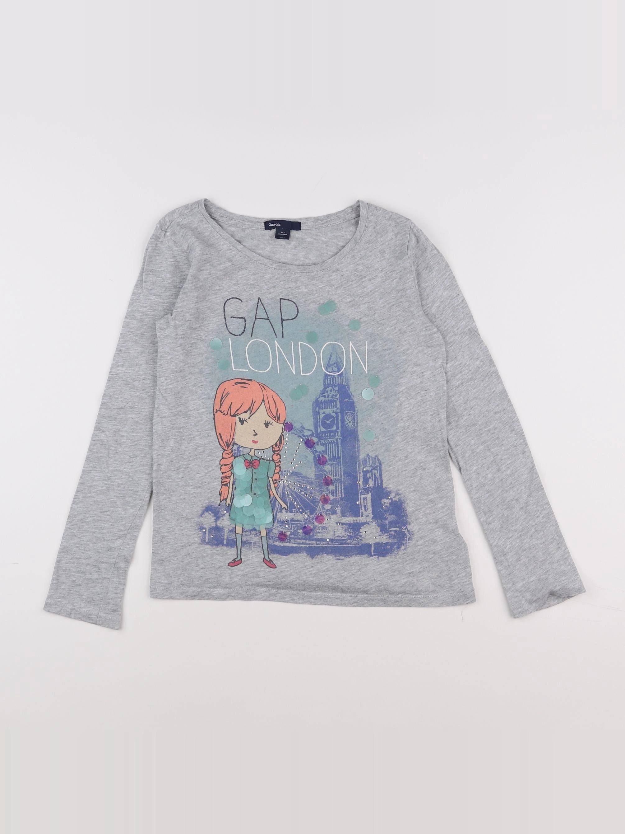 GAP - tee-shirt gris - 11 ans