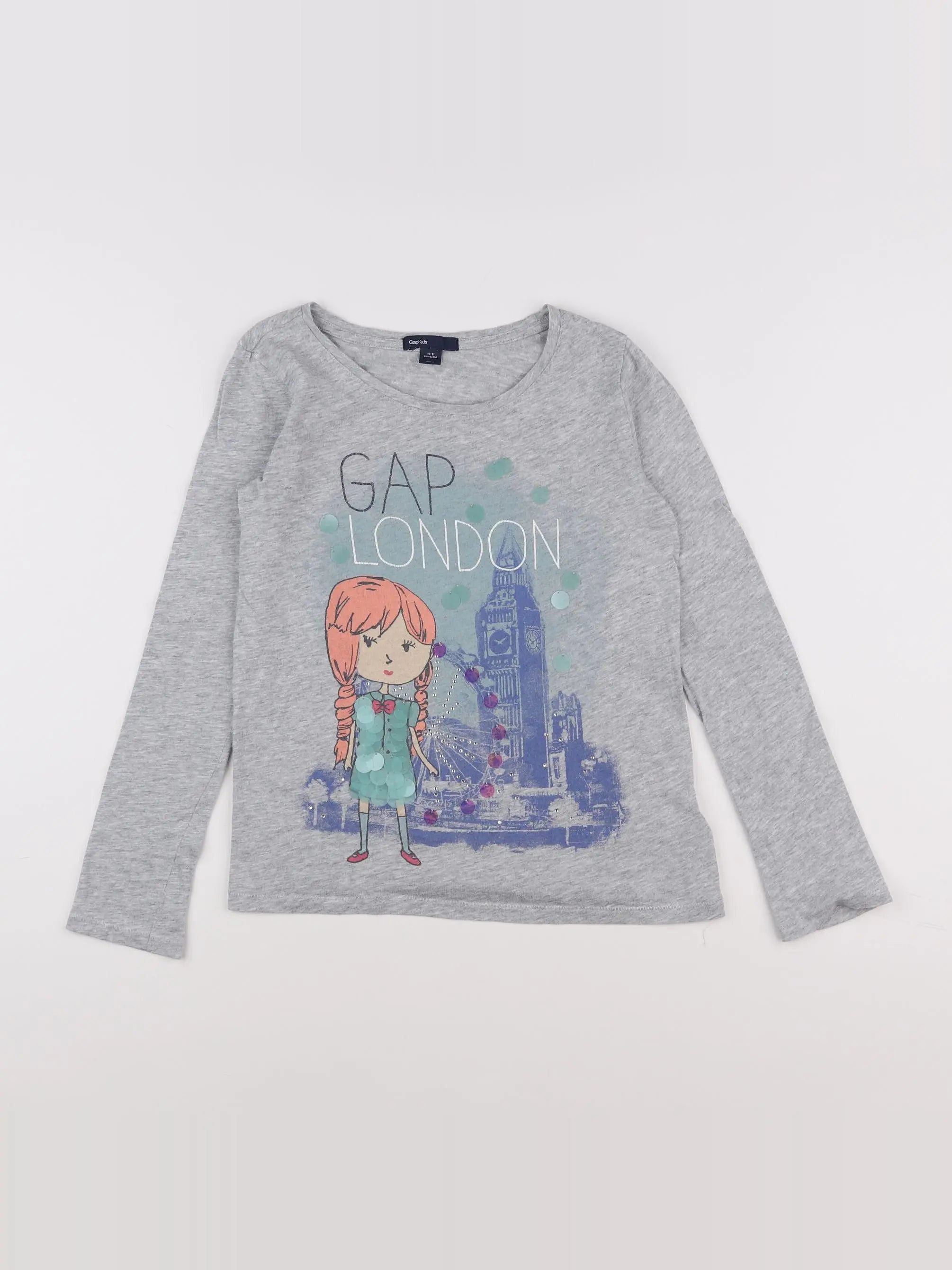 GAP - tee-shirt gris - 11 ans